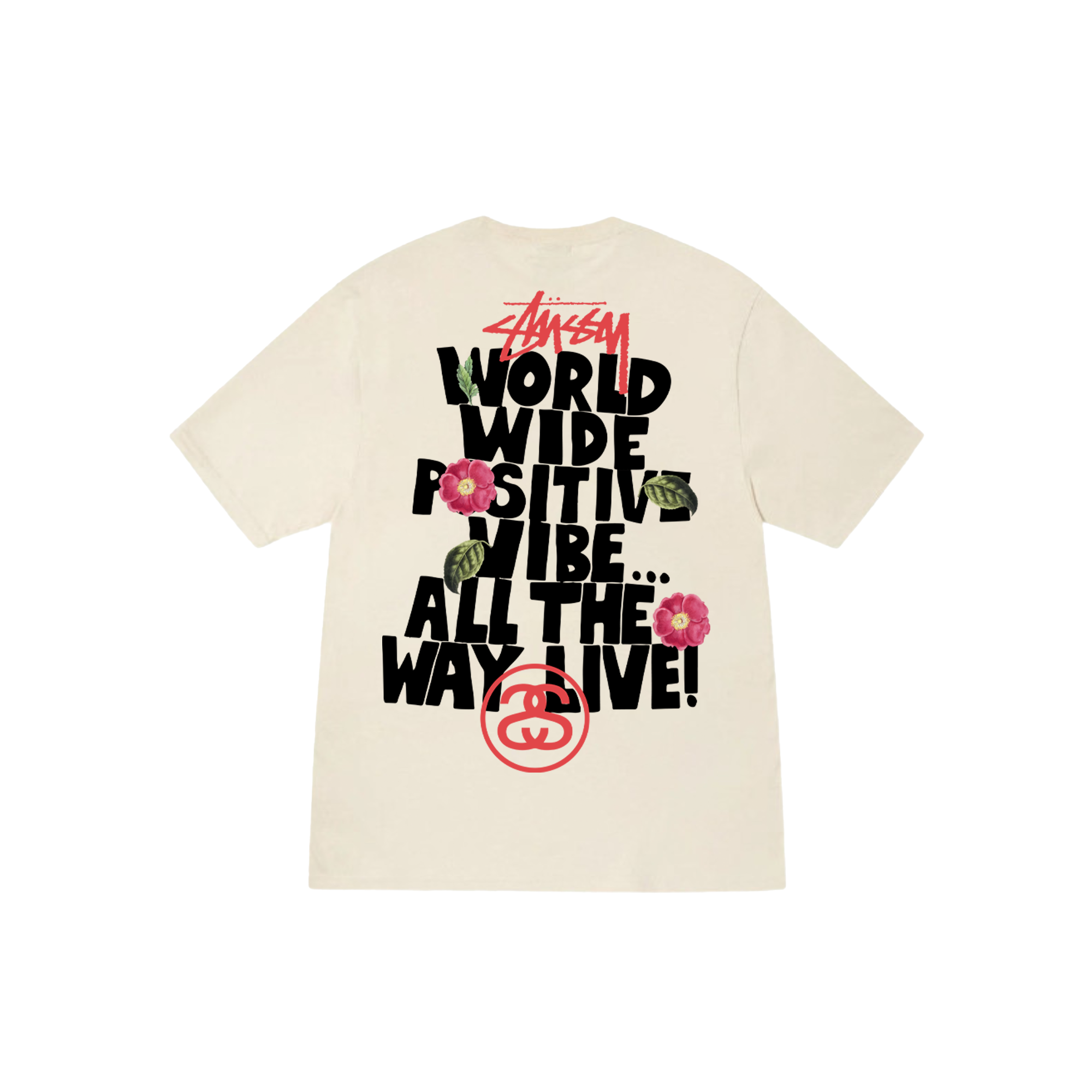 Stussy Floral World Wide T-Shirt