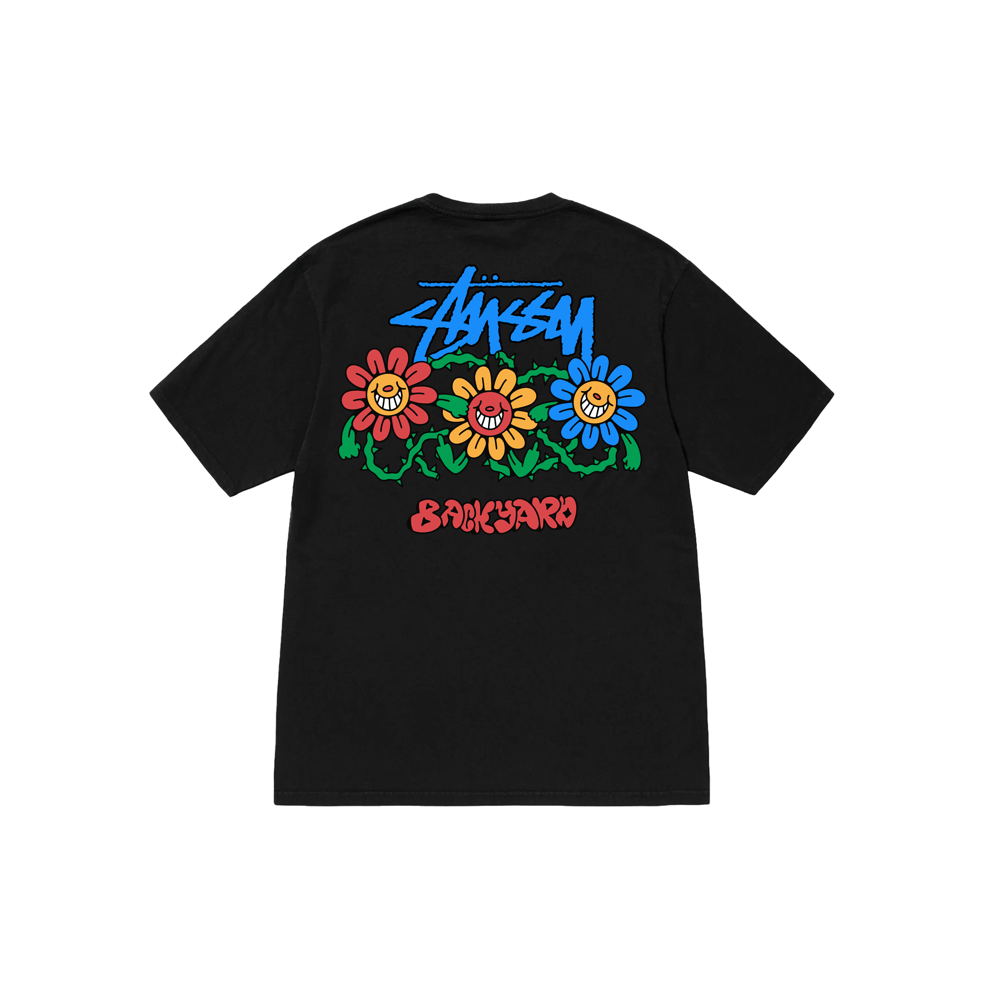 Stussy Floral Backyard T-Shirt