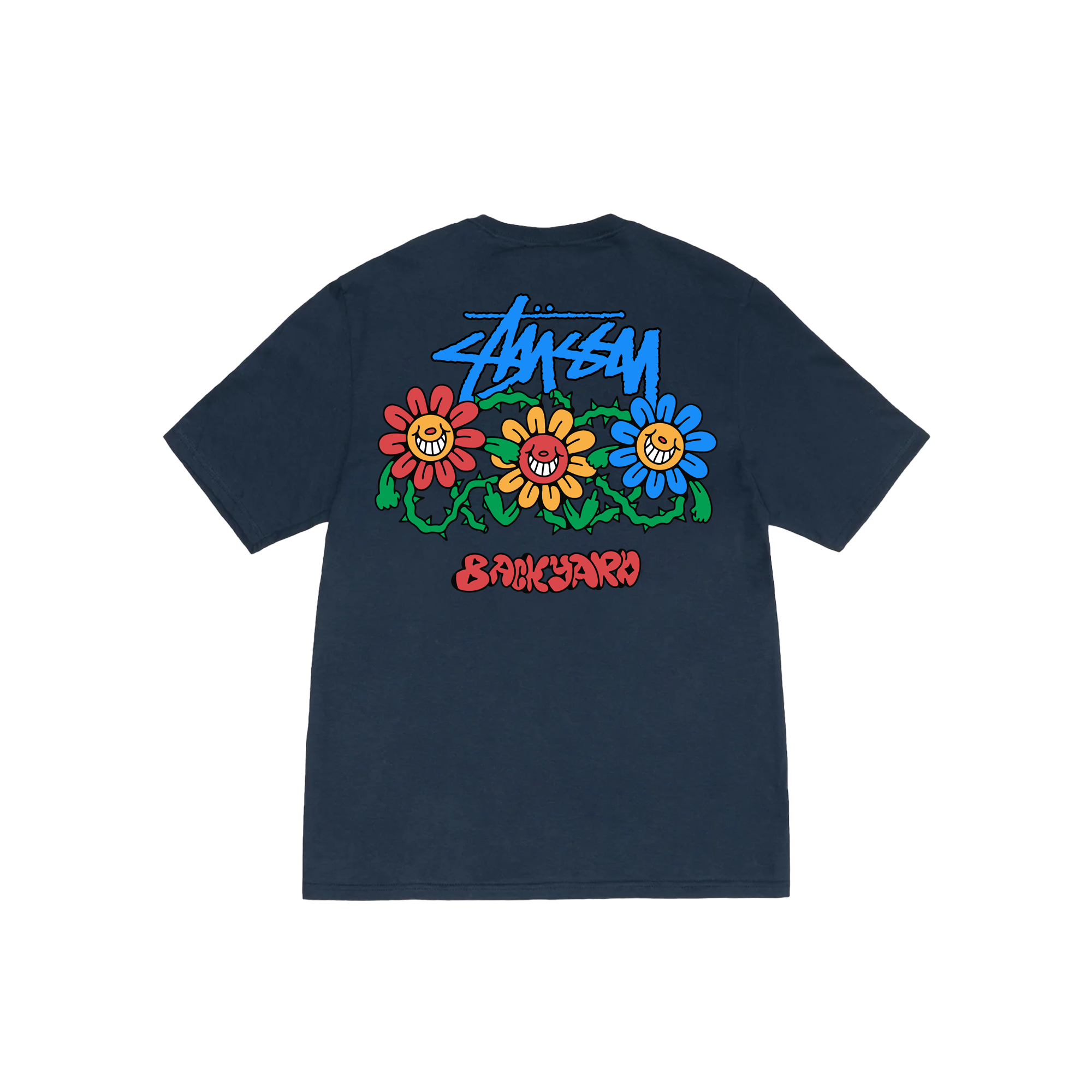 Stussy Floral Backyard T-Shirt