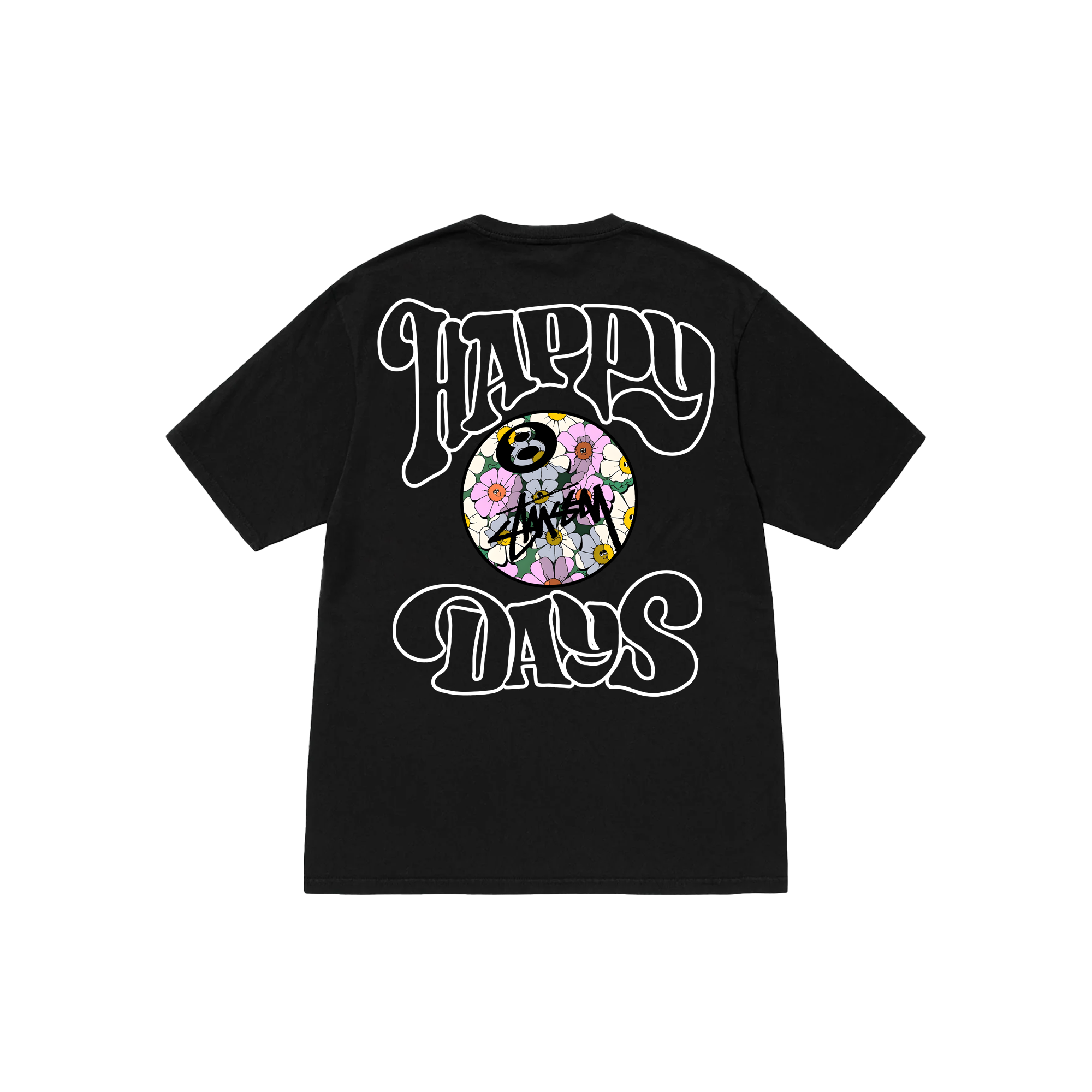 Stussy Floral Happy Days T-Shirt