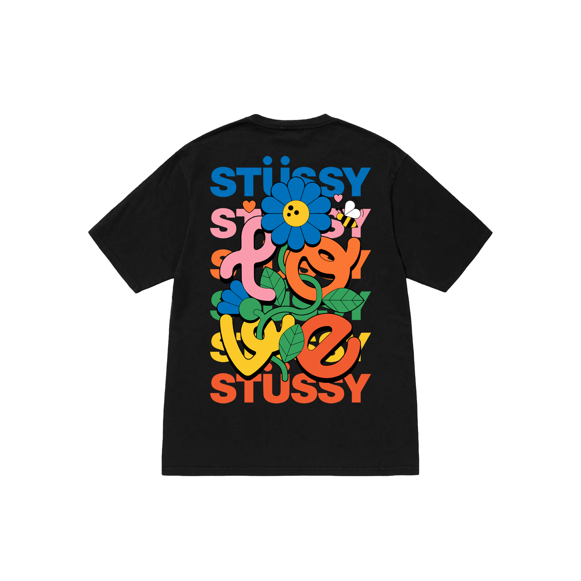 Stussy Floral LOVE T-Shirt