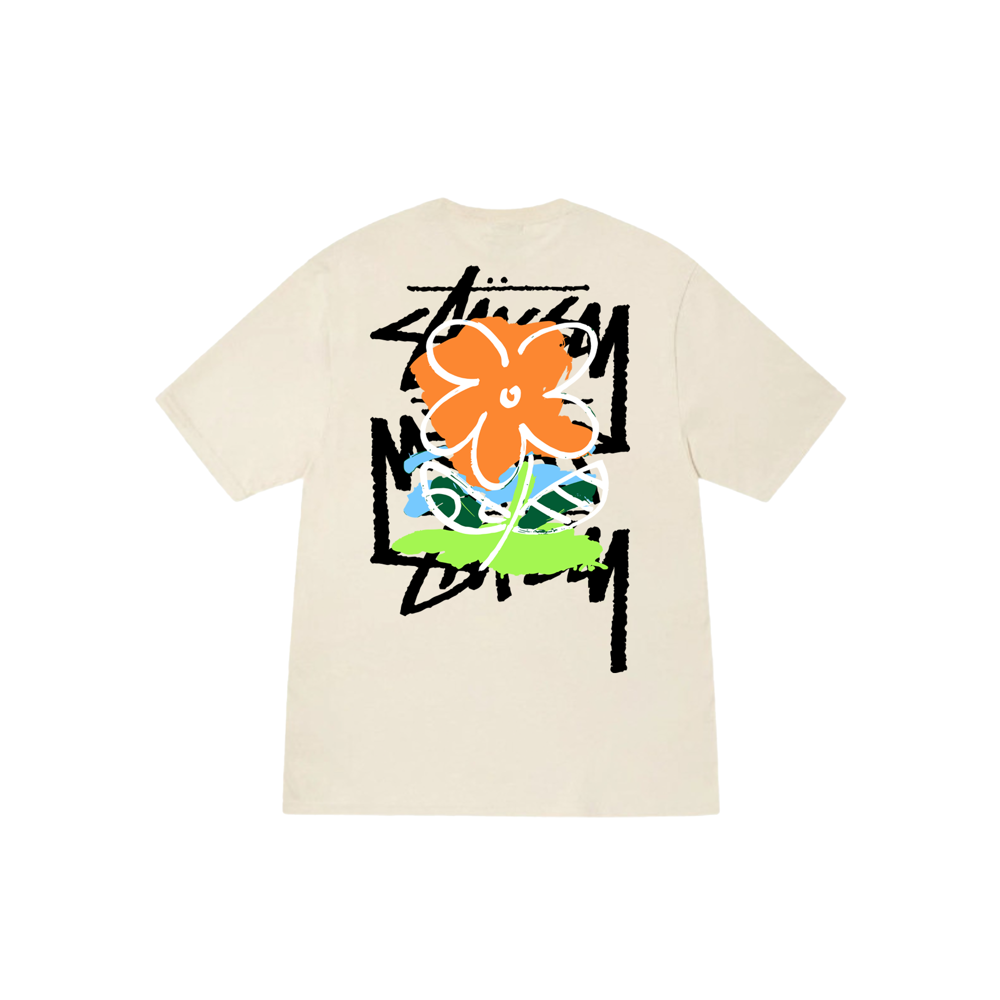 Stussy Floral Painting T-Shirt