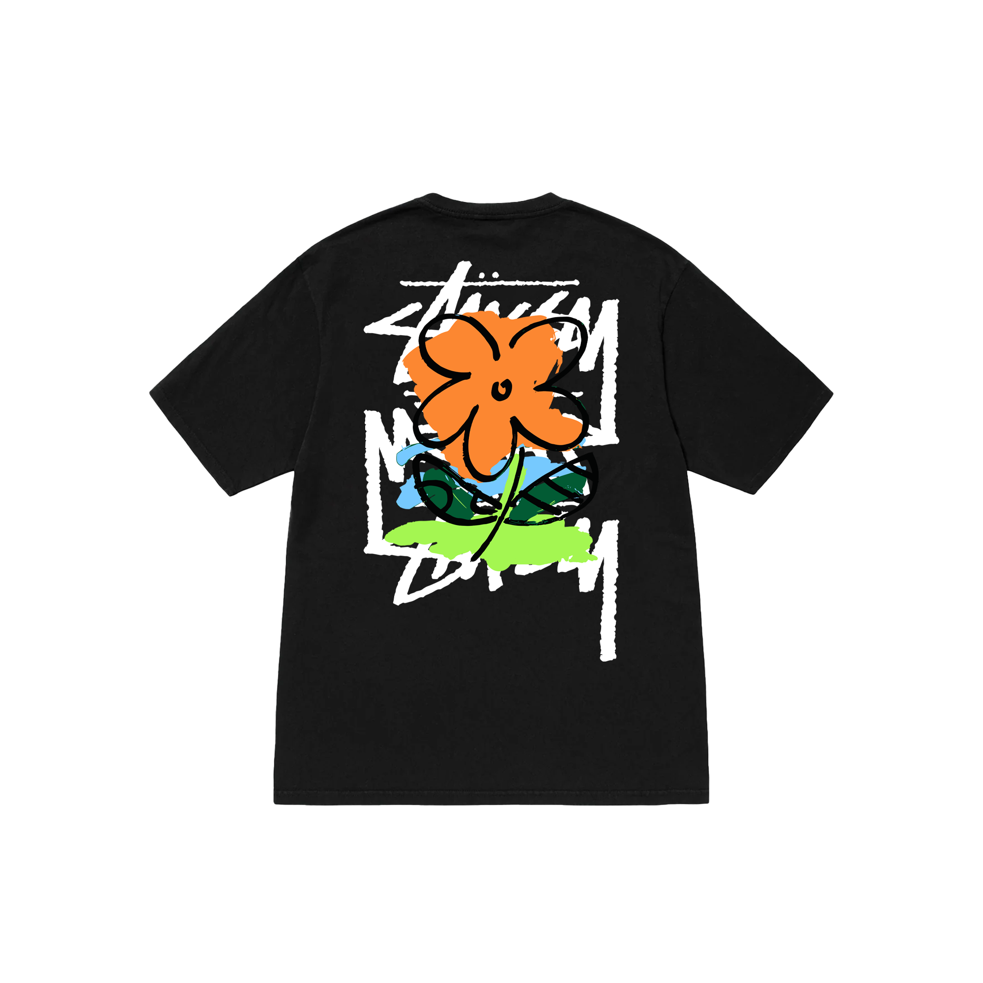 Stussy Floral Painting T-Shirt