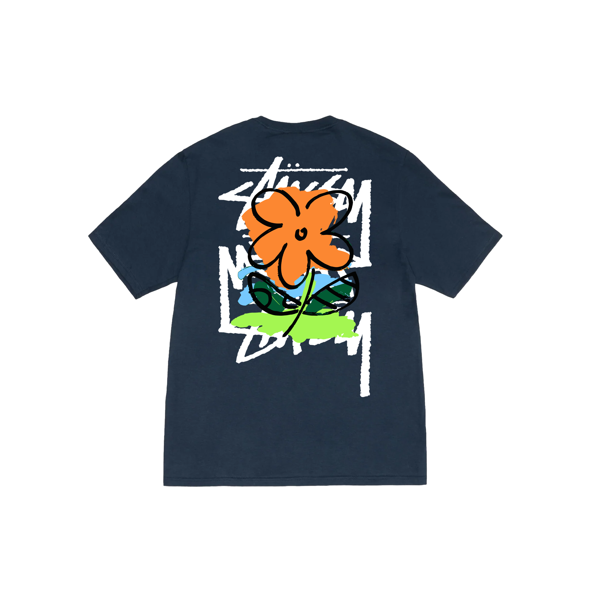 Stussy Floral Painting T-Shirt