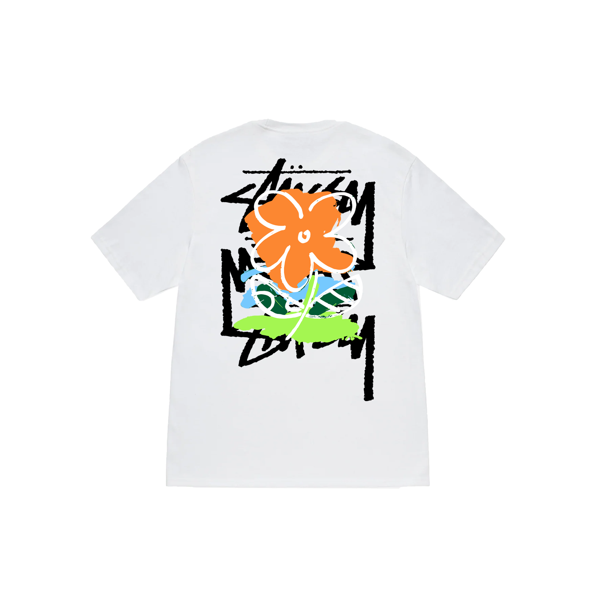 Stussy Floral Painting T-Shirt