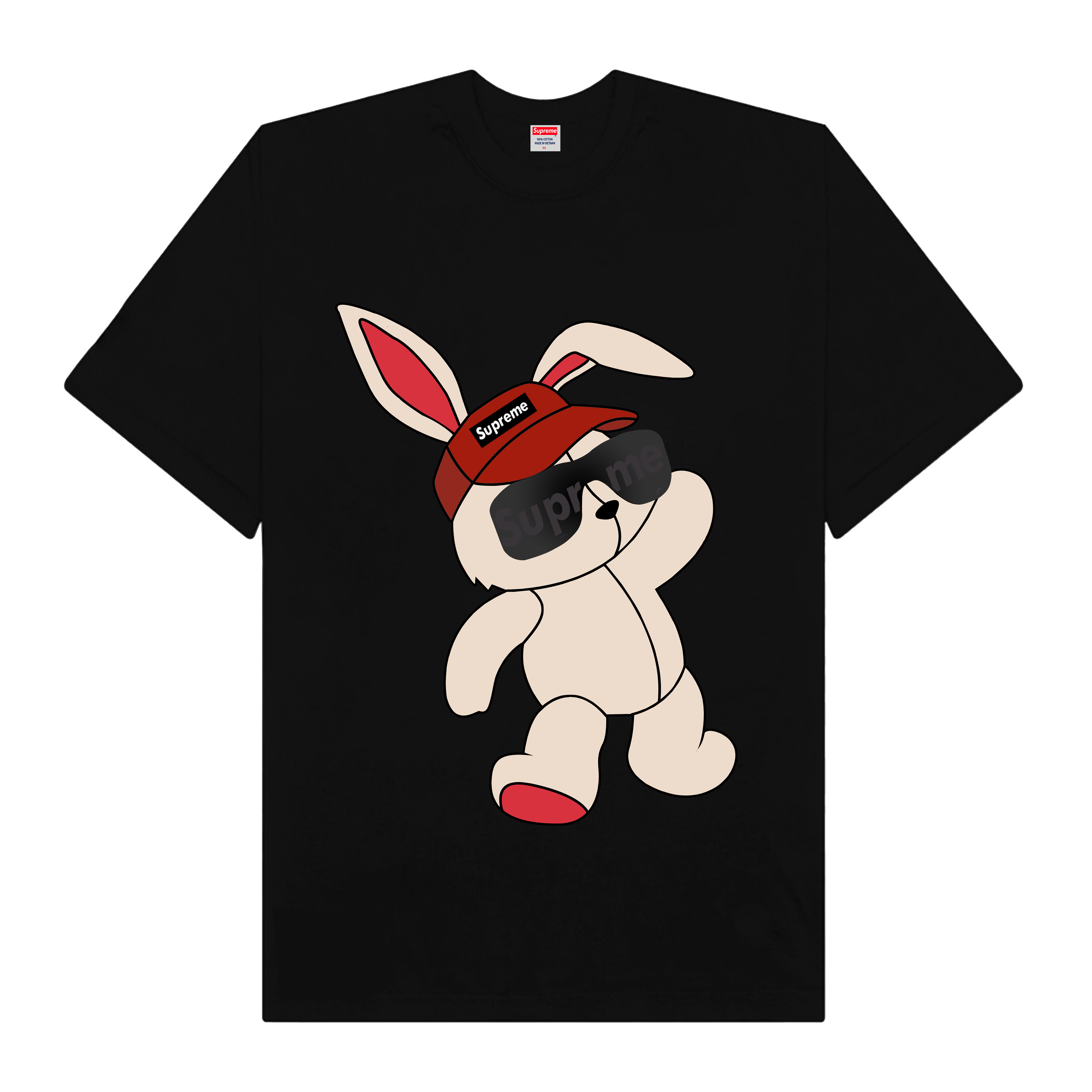 Supreme Bunny Hip Hop T-Shirt