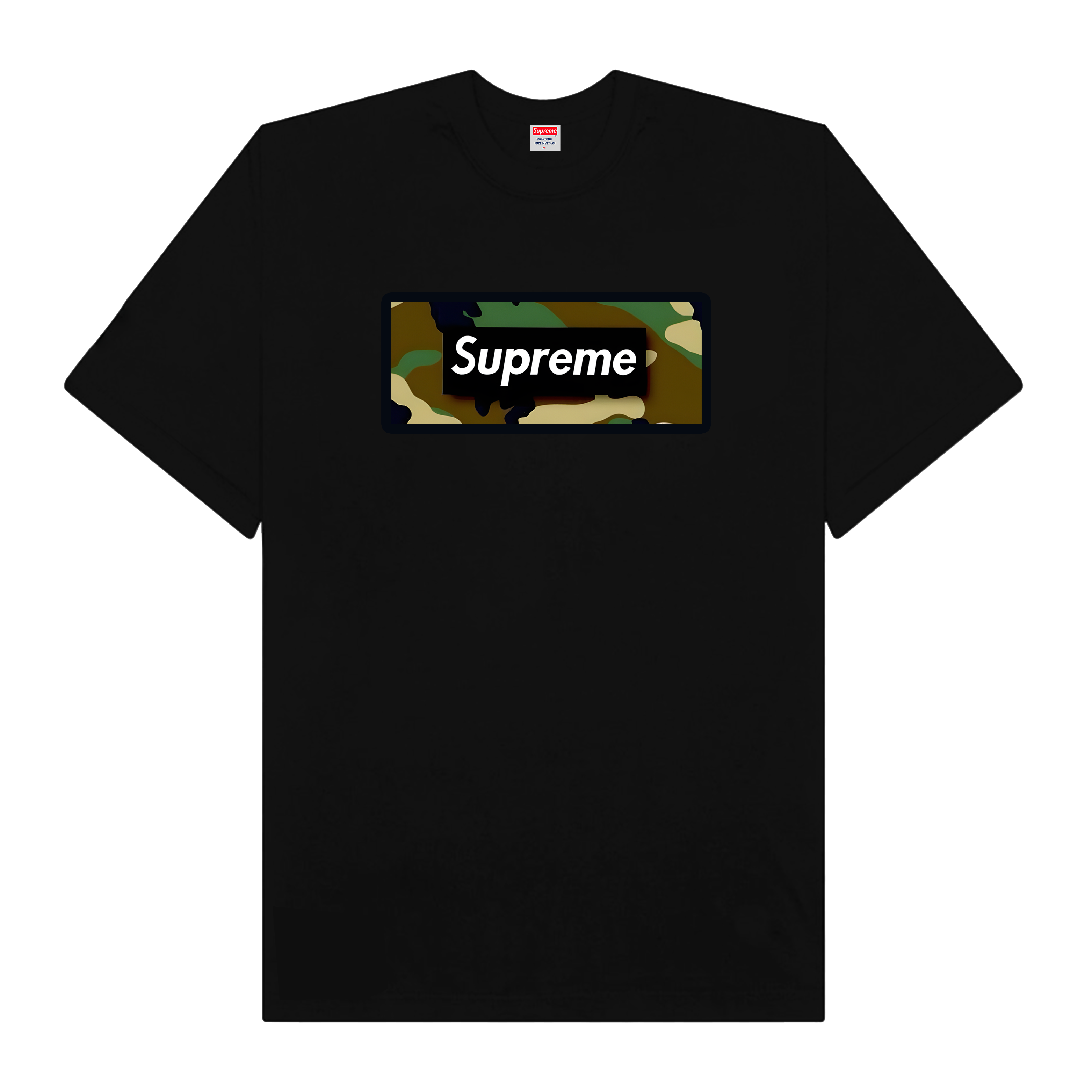 Supreme Camouflage Basic Logo T-Shirt
