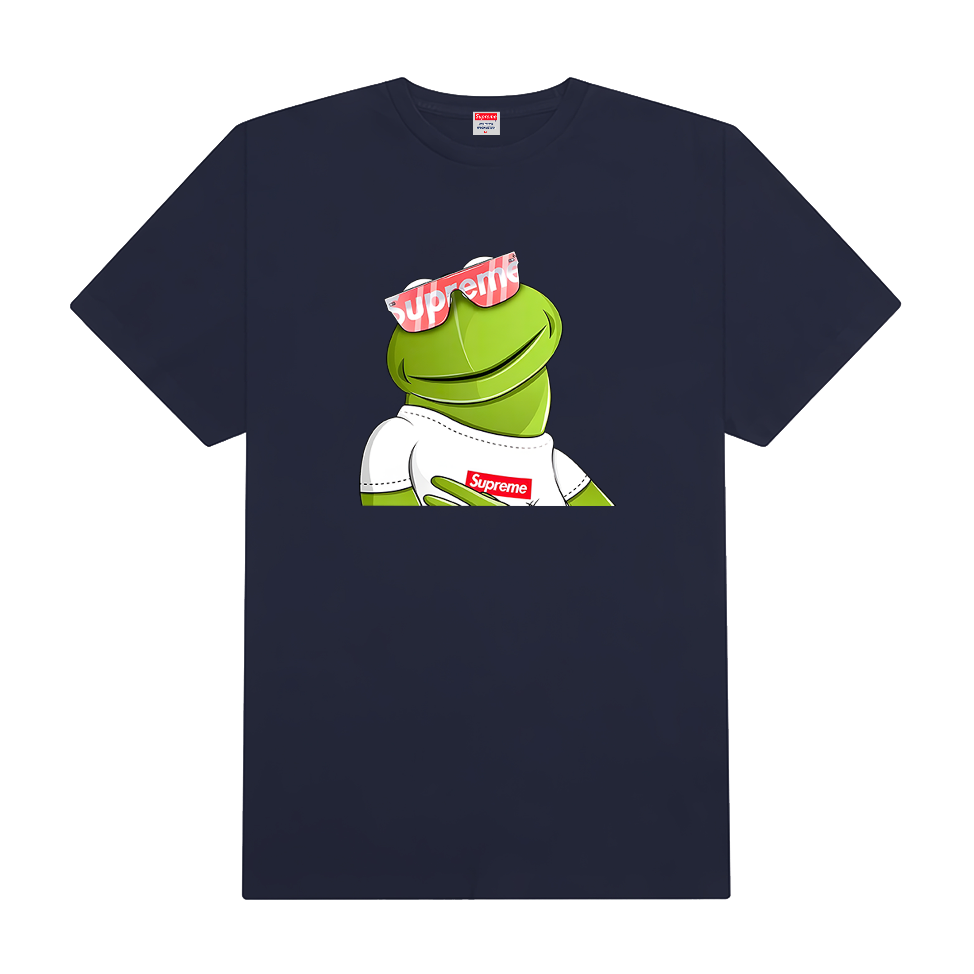Supreme Kermit Frog Smiling T-Shirt