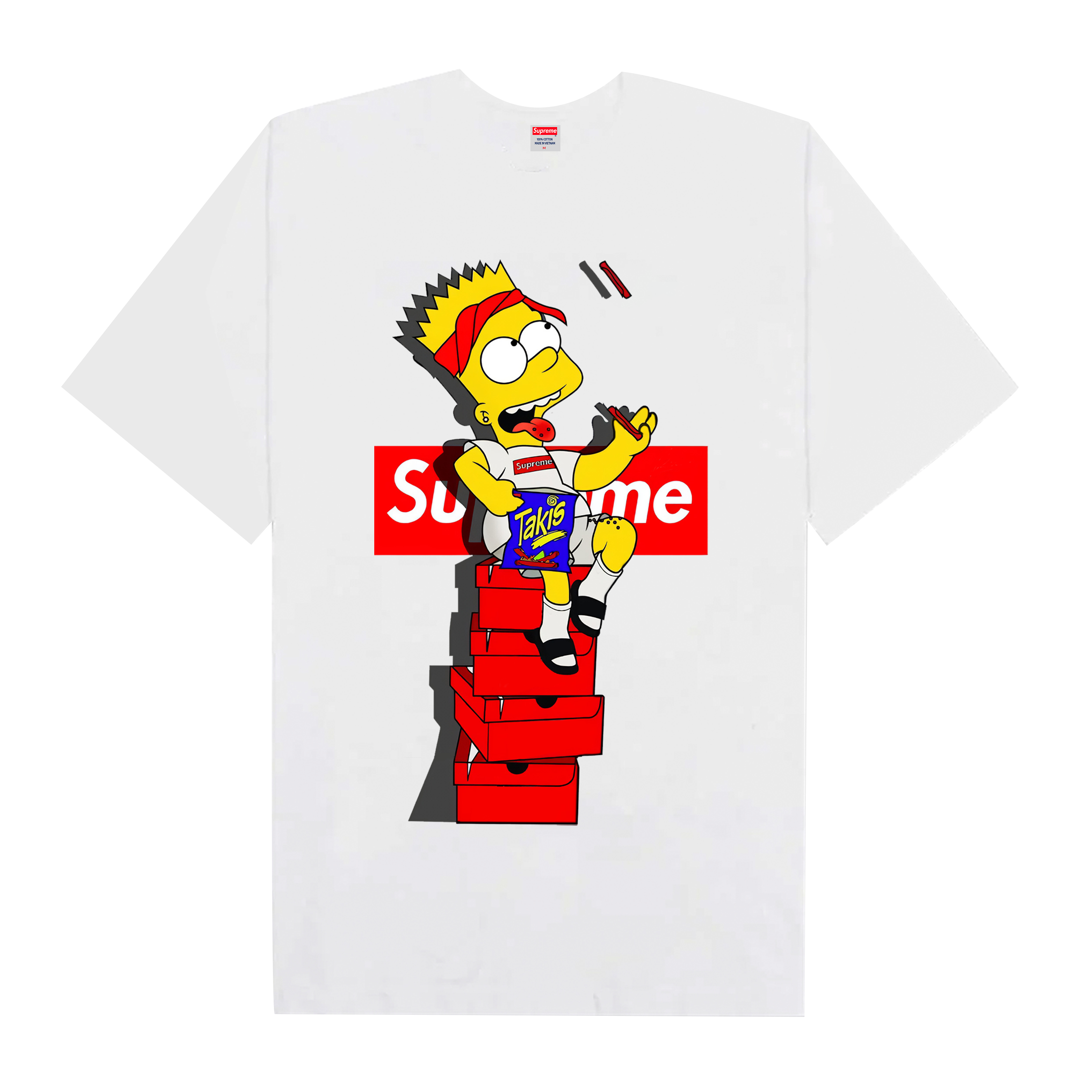 Supreme Simpson With Takis Snack T-Shirt