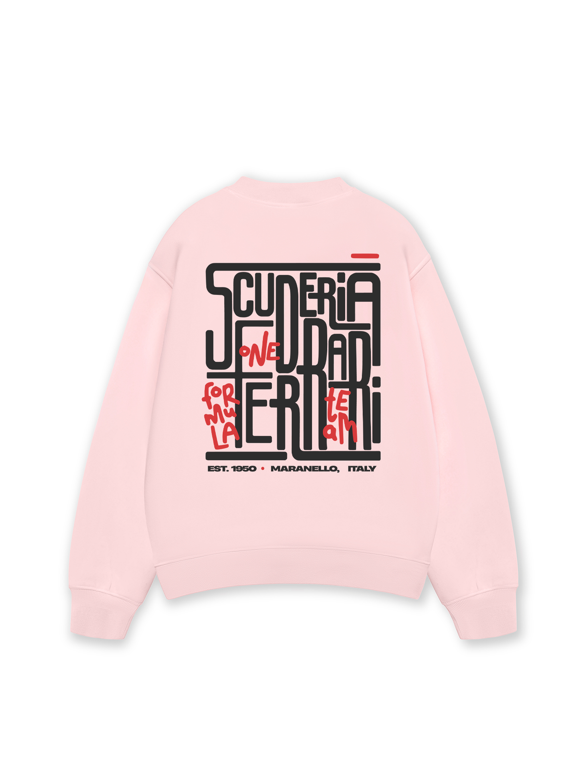 Áo Sweater Nỉ Hai Da Ferrari Formula One Team