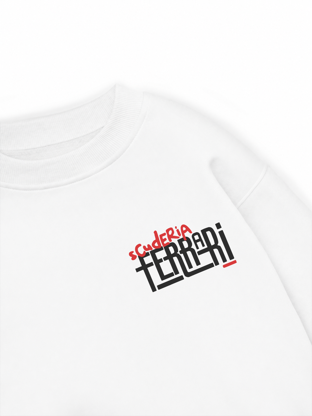 Áo Sweater Nỉ Hai Da Ferrari Formula One Team