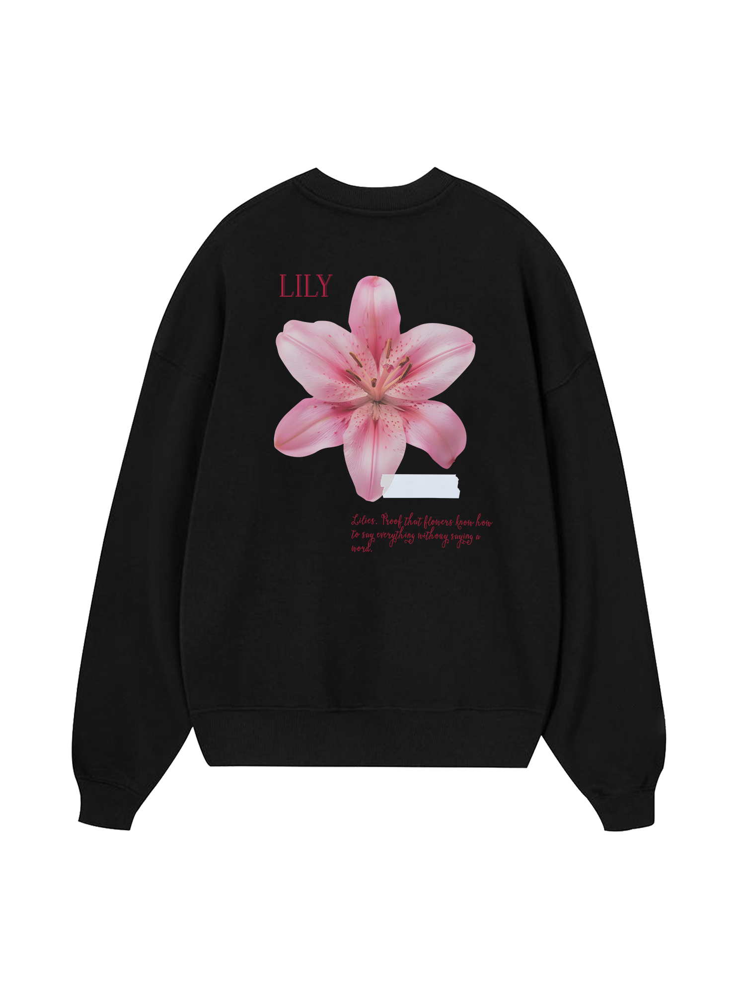 Floral Lily_s language Sweater