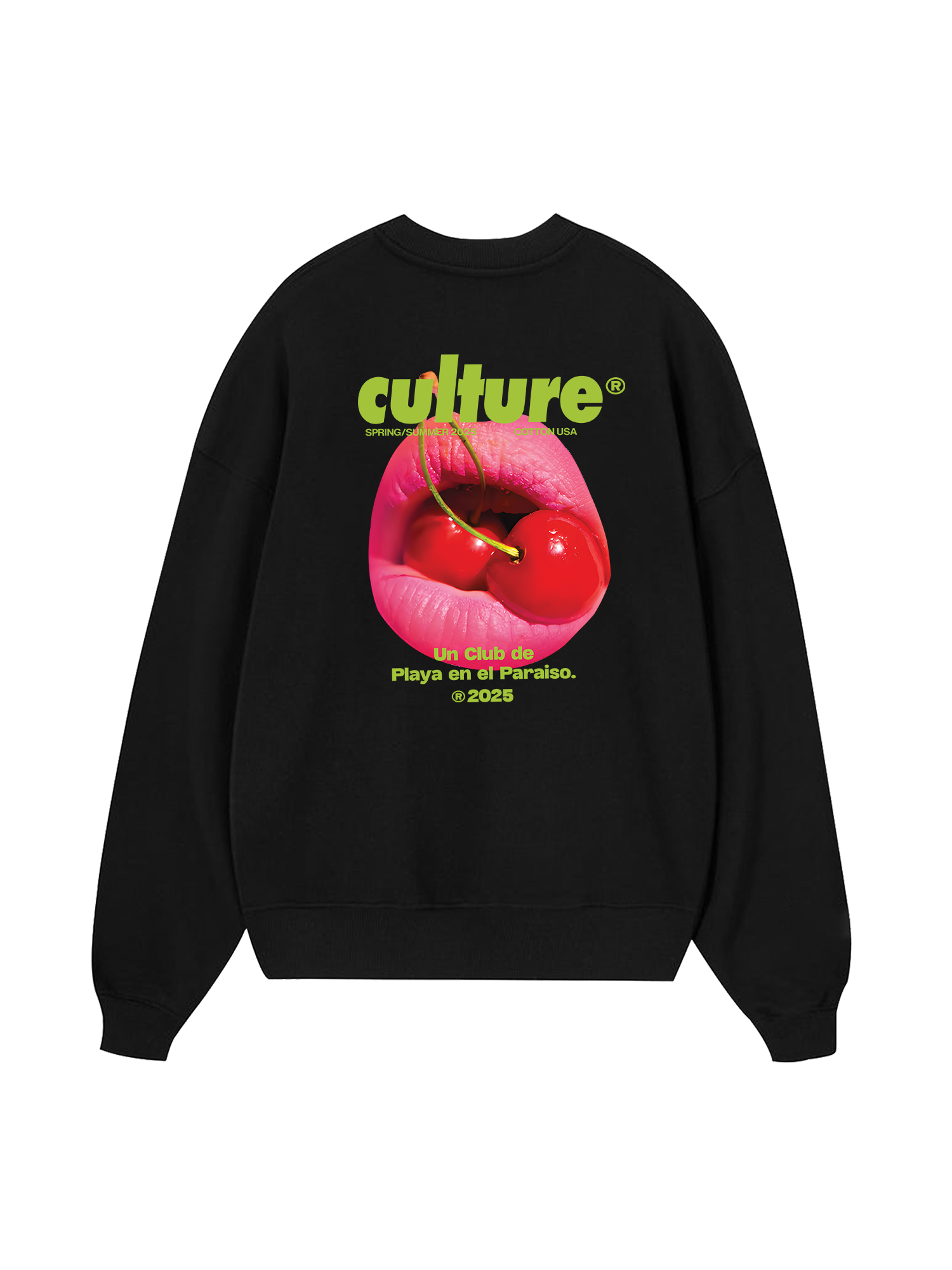 Tropical Culture Cherry Lip Sweater