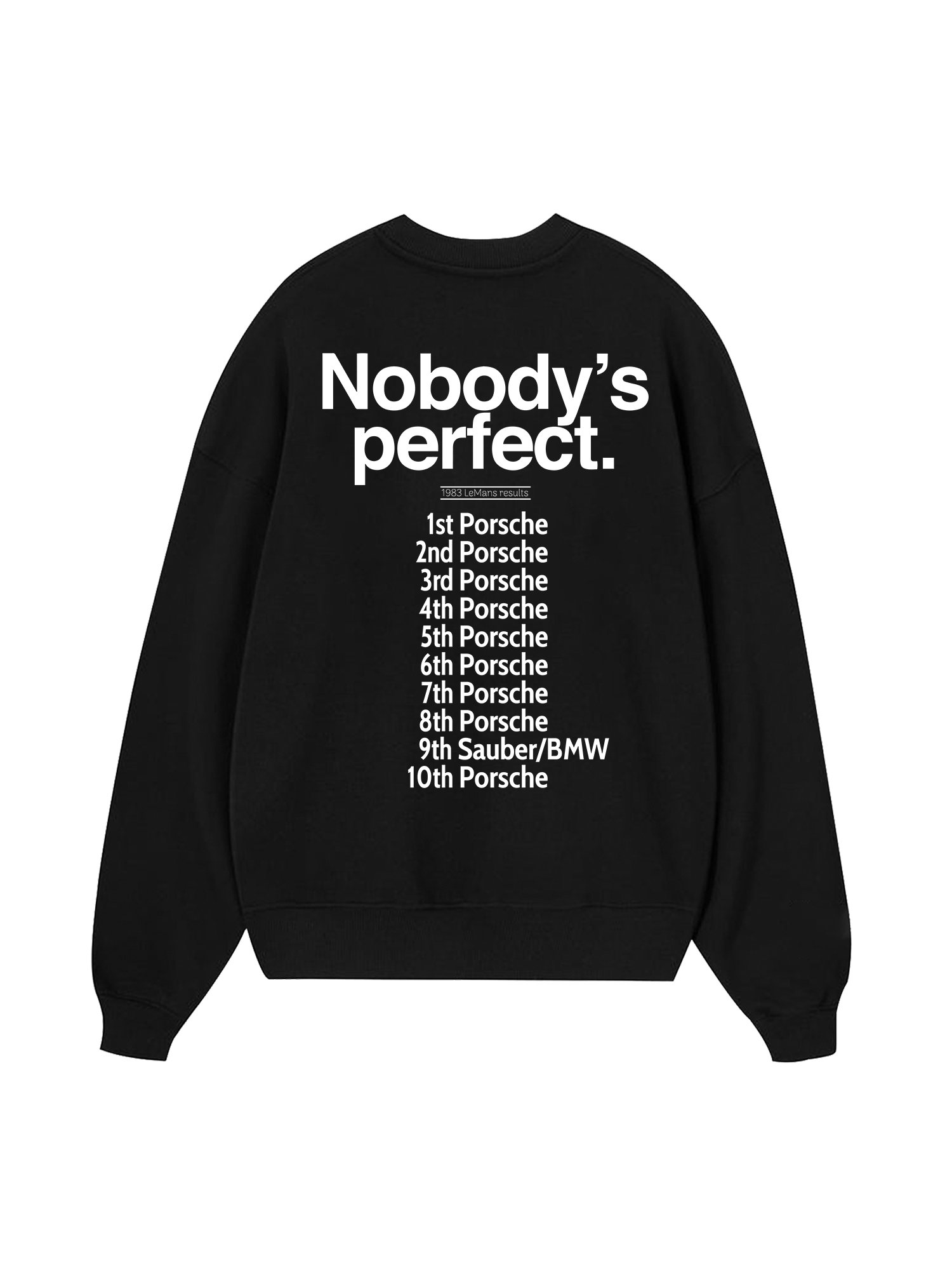 Porsche Nobody_s Perfect Sweater