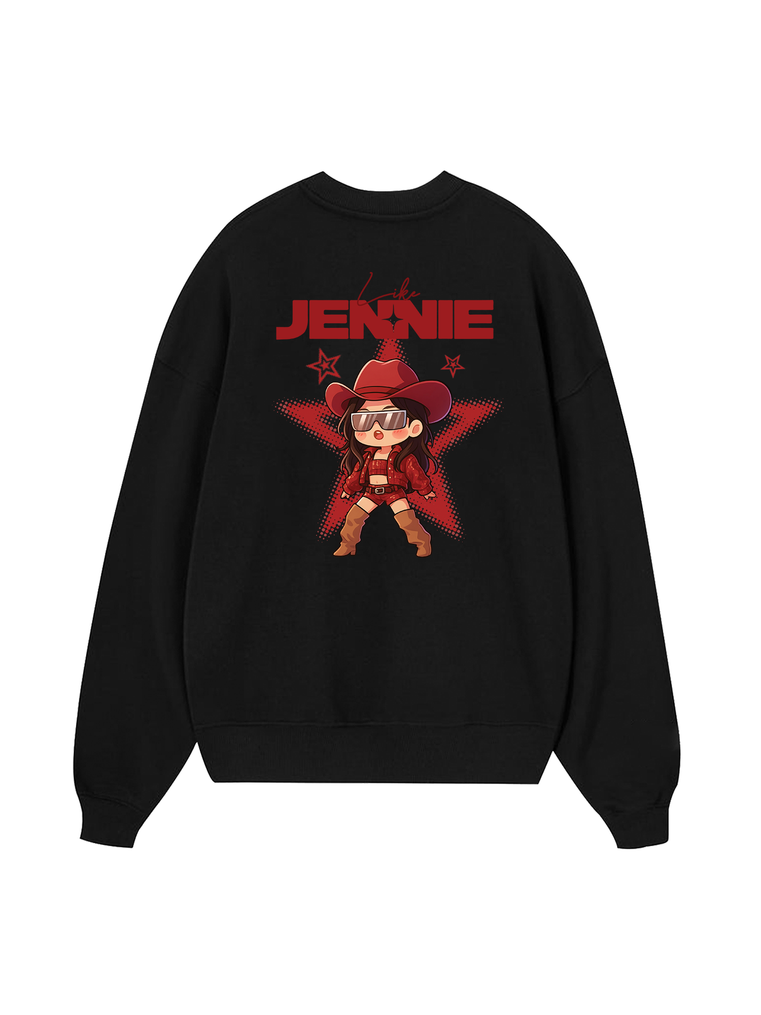 Black Pink Like Jenie Sweater