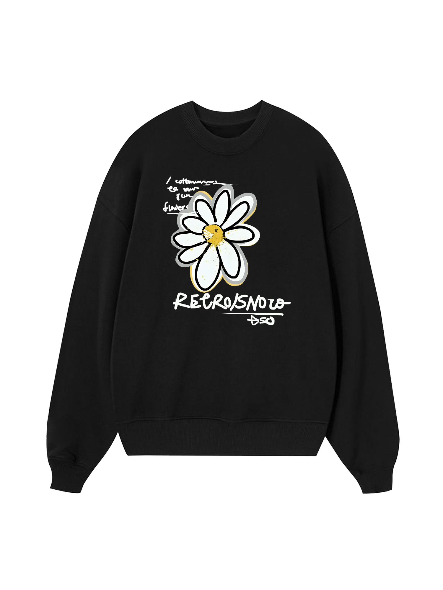 Cotton Usa Daisy Flower Sweater