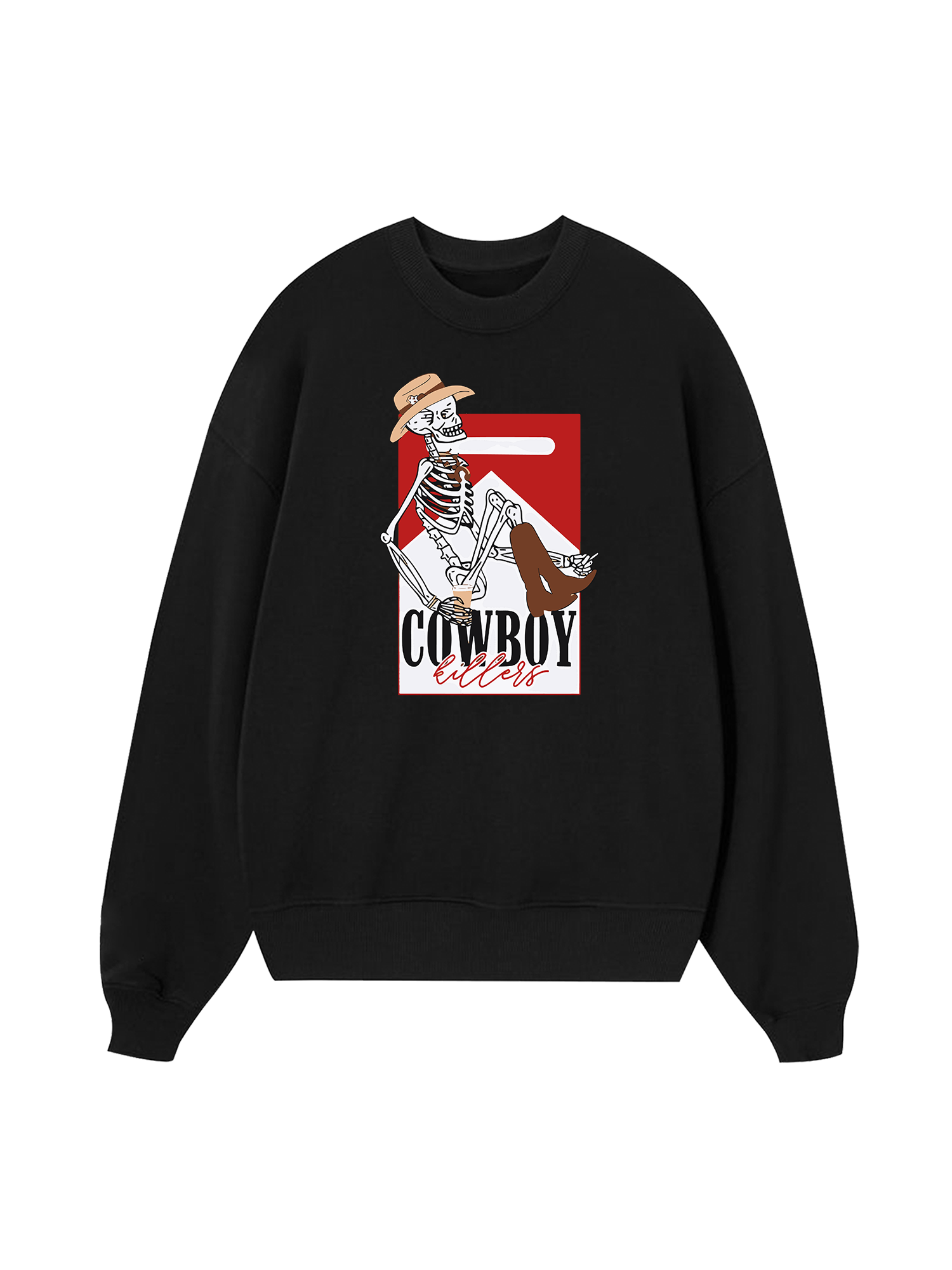 Marlboro Skeleton Cowboy Killer Sweater