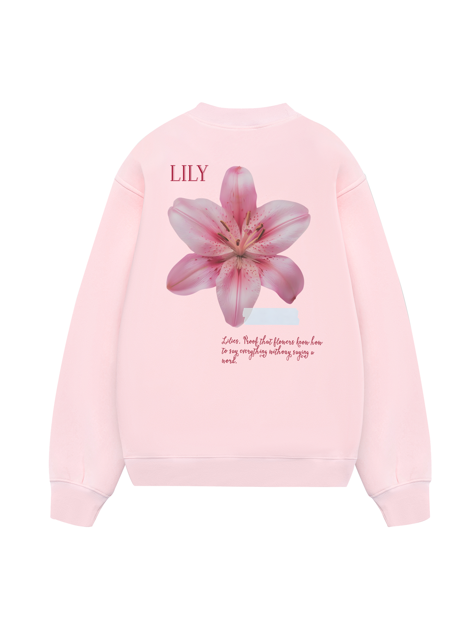 Floral Lily_s language Sweater