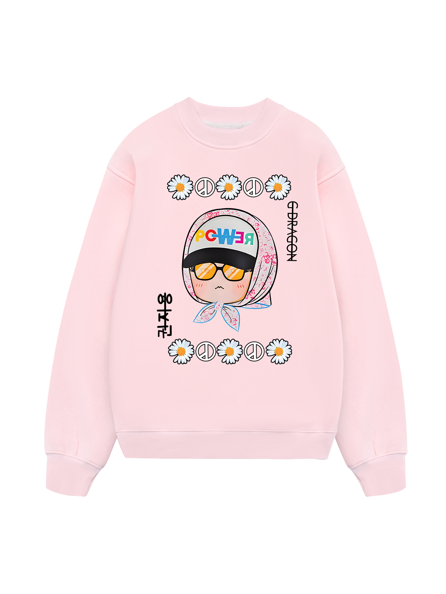 Floral With GD Chibi Daisy Flower Sweater