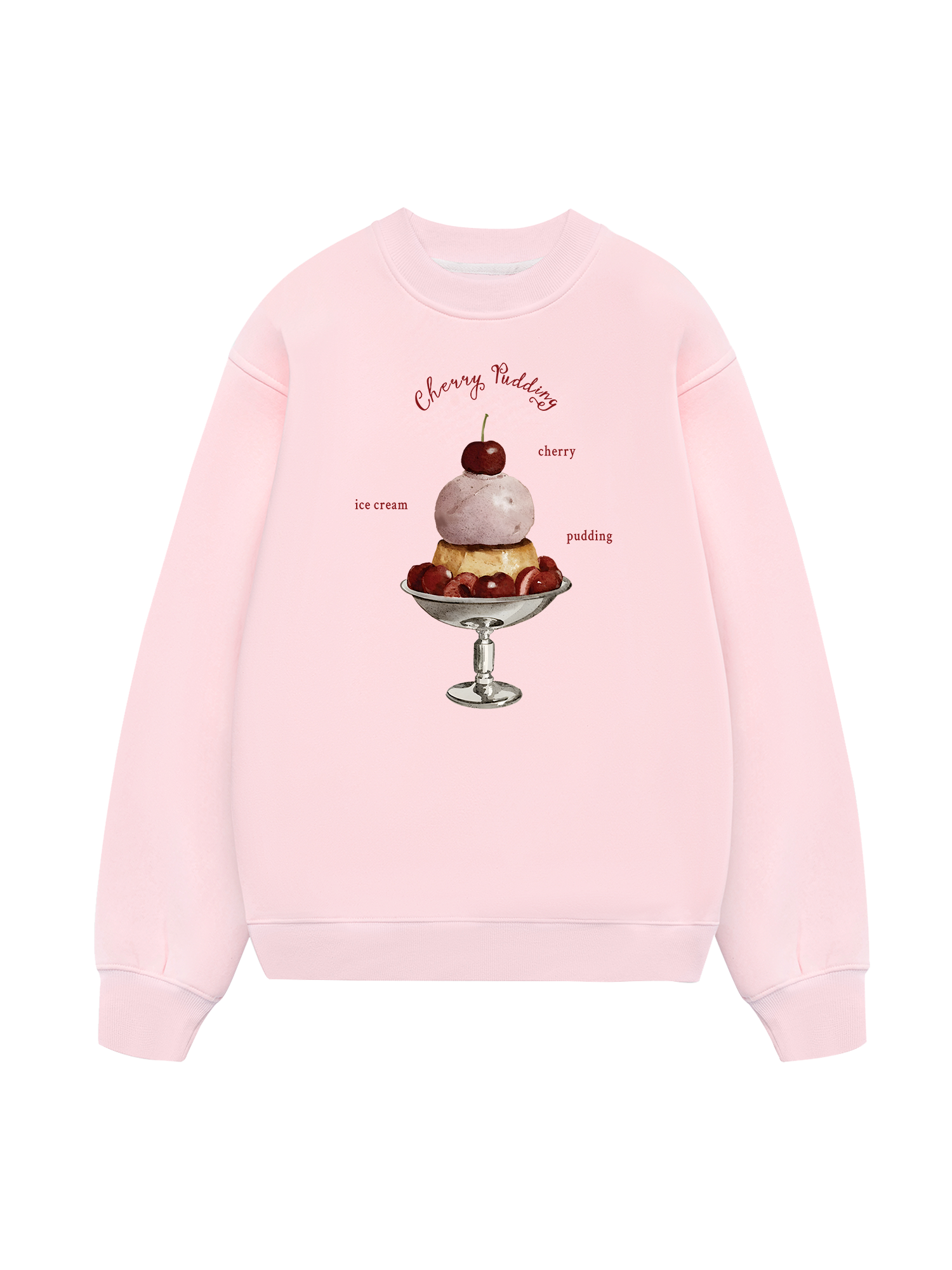 Tropical Cherry Pudding Sweater
