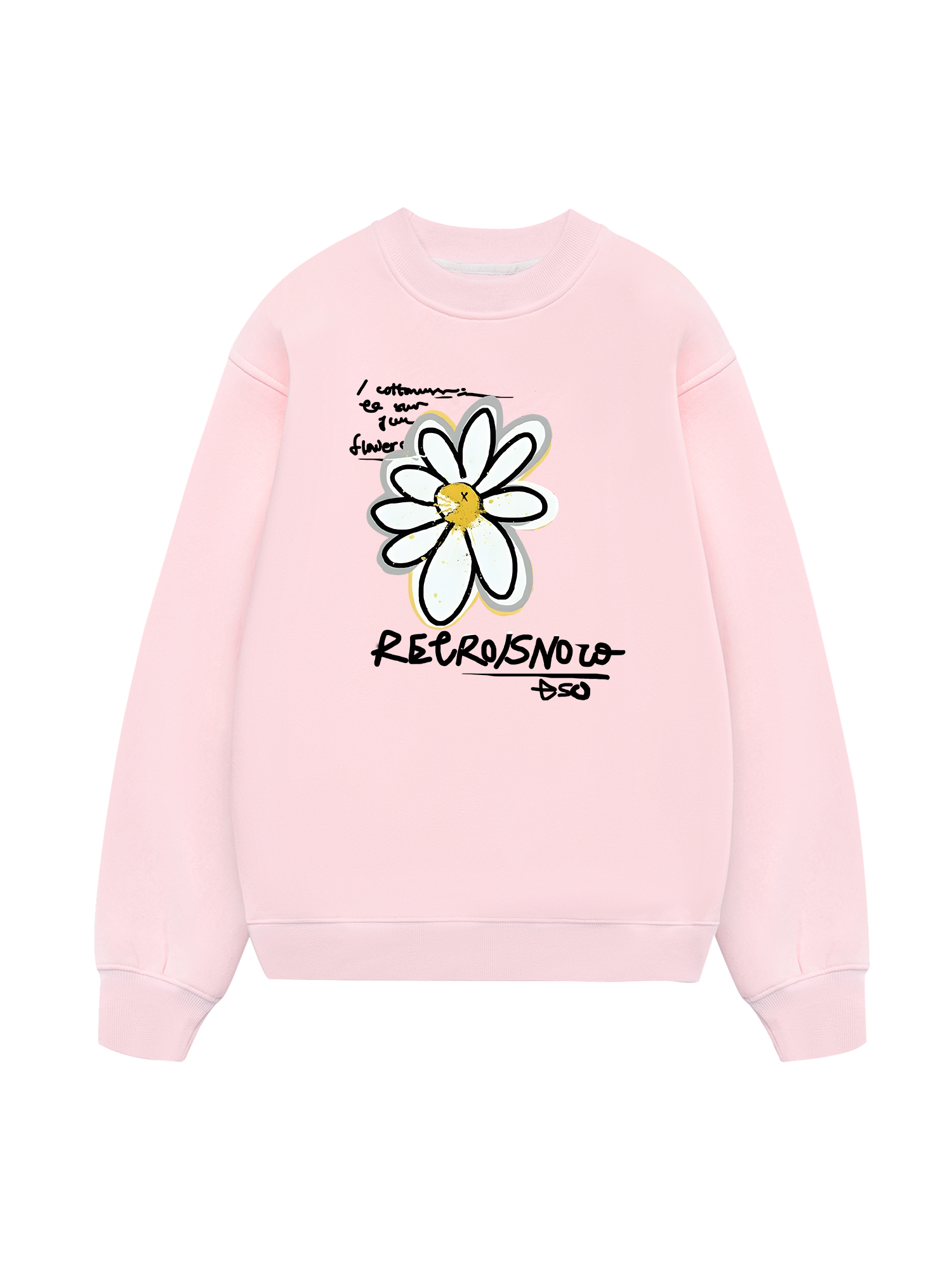 Cotton Usa Daisy Flower Sweater