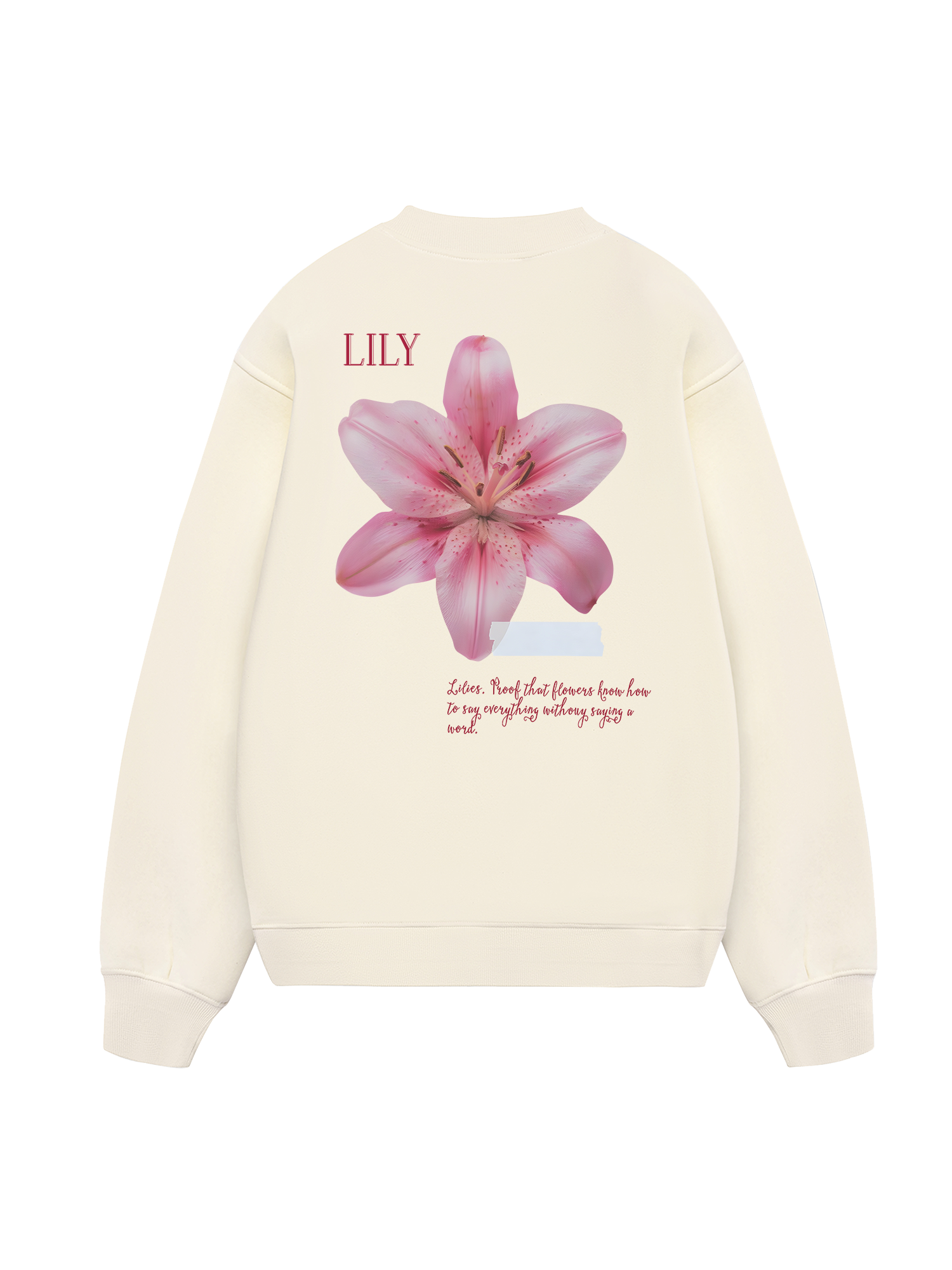 Floral Lily_s language Sweater