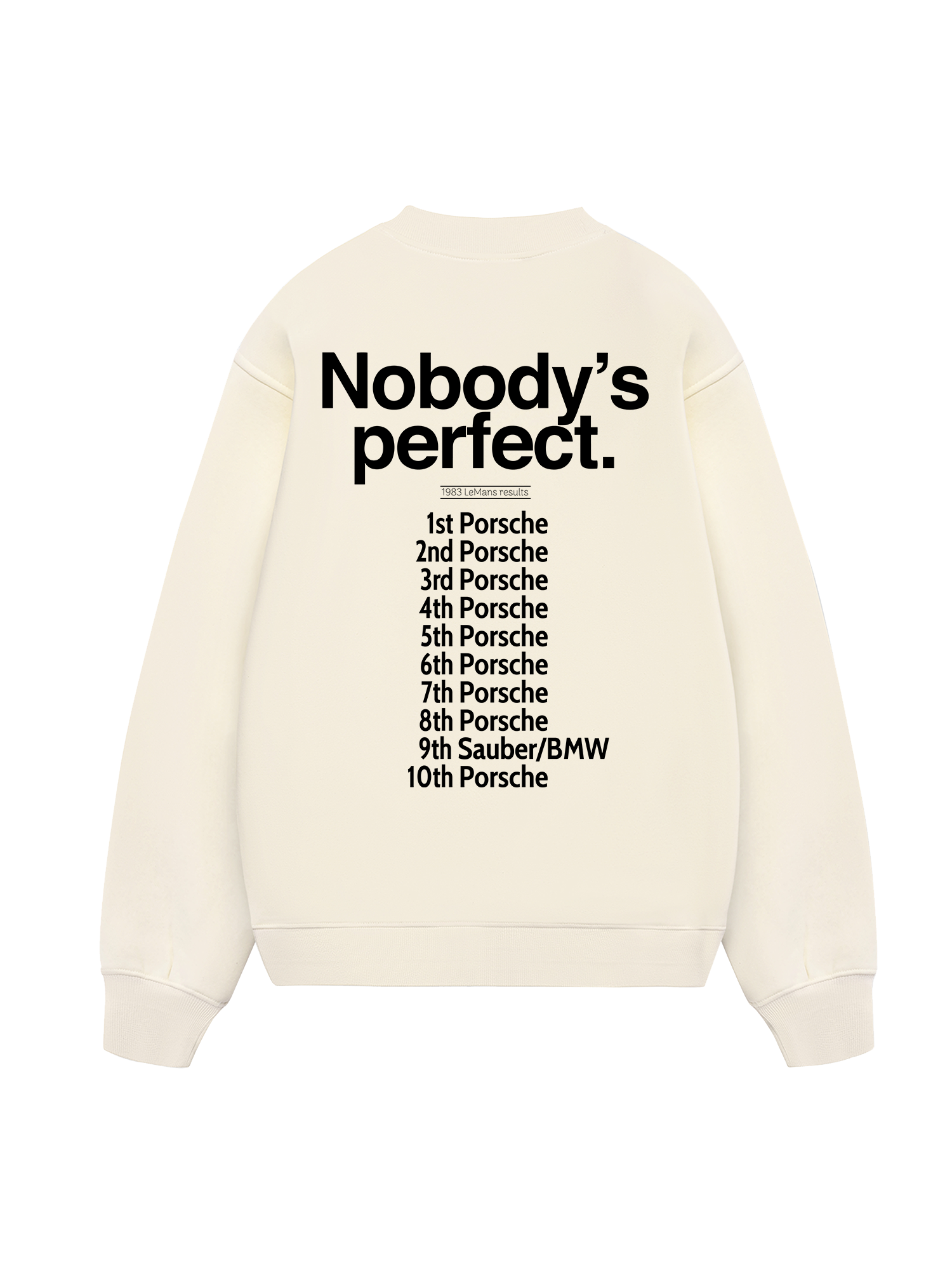 Porsche Nobody_s Perfect Sweater