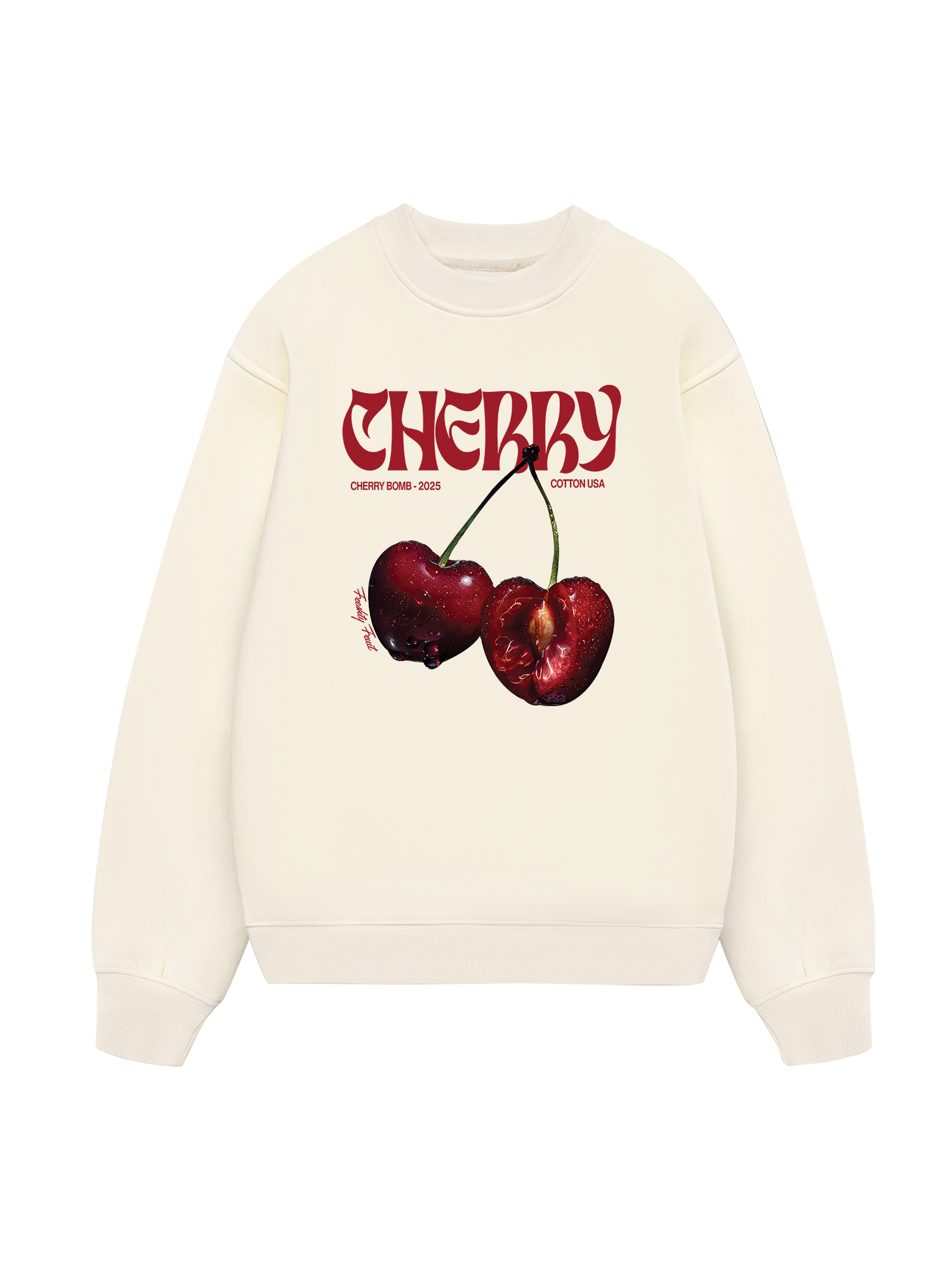 Cherry Freshty Fruit Sweater