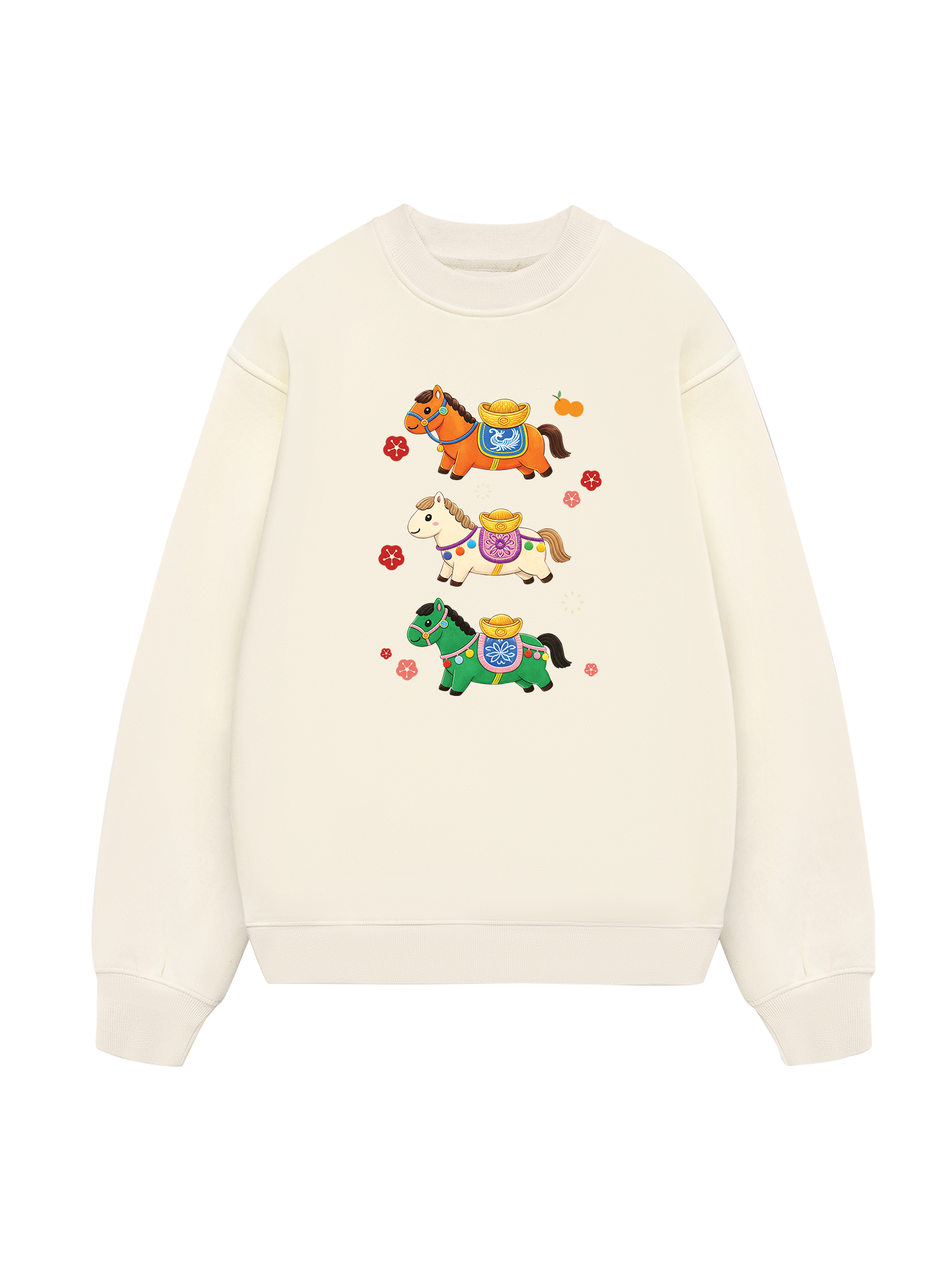 Tết Bính Ngọ 3 Chú Ngựa Sweater