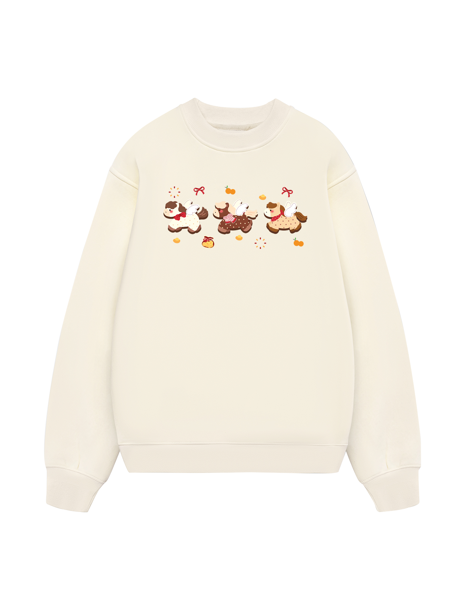 Tết Bính Ngọ  3 Bé Ngựa Sweater