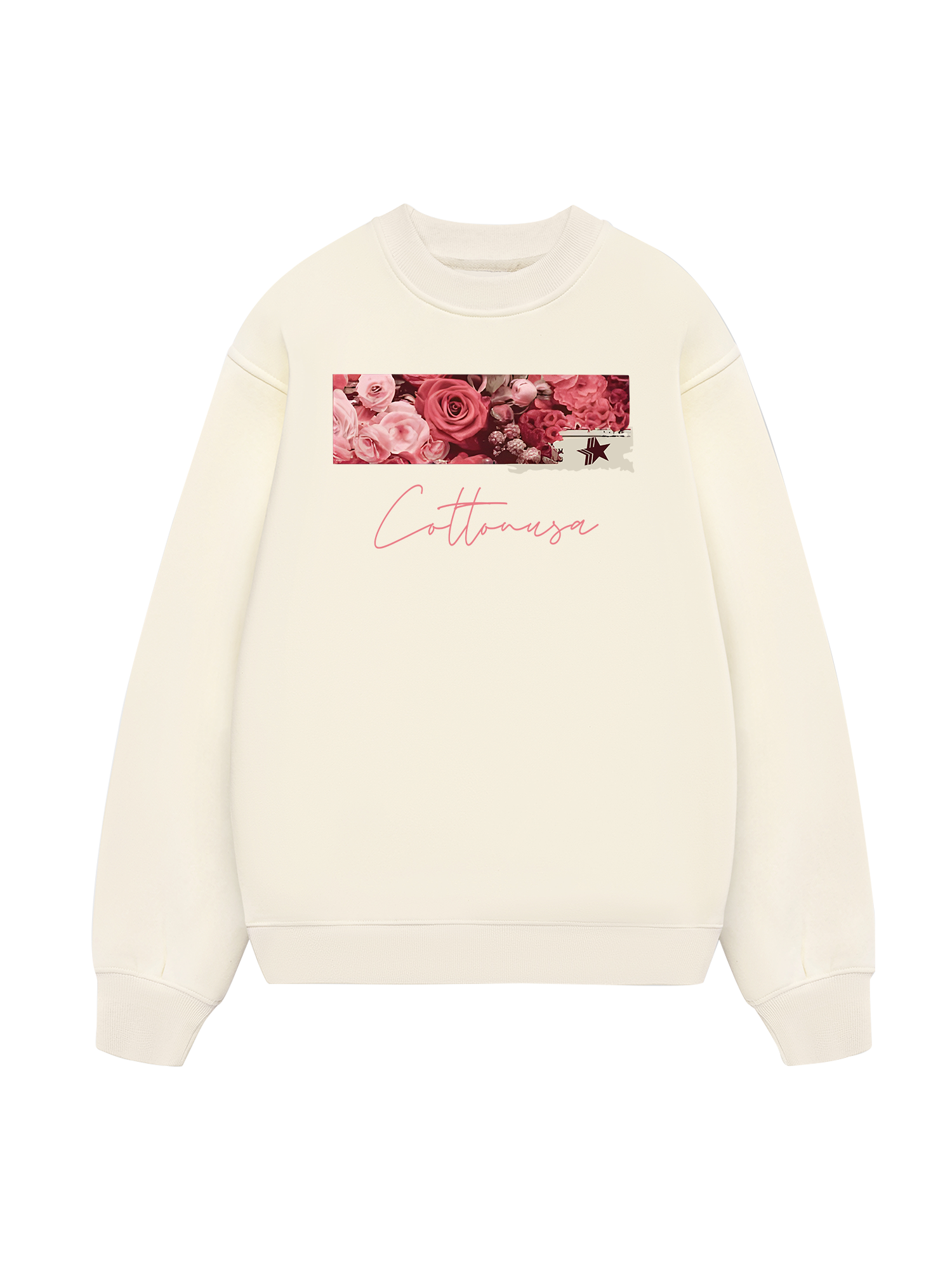 Trending Floral Cotton Usa Sweater