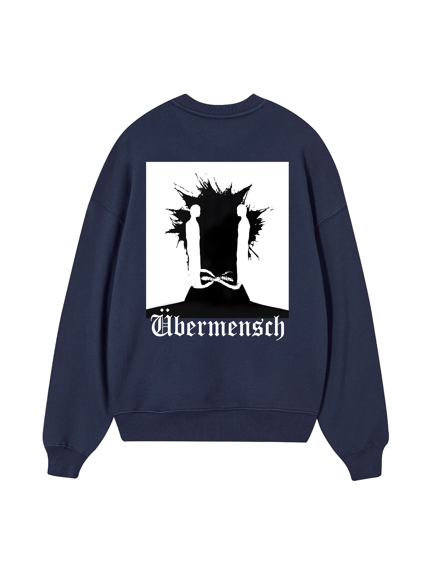 Ubermensch Black And White Sweater
