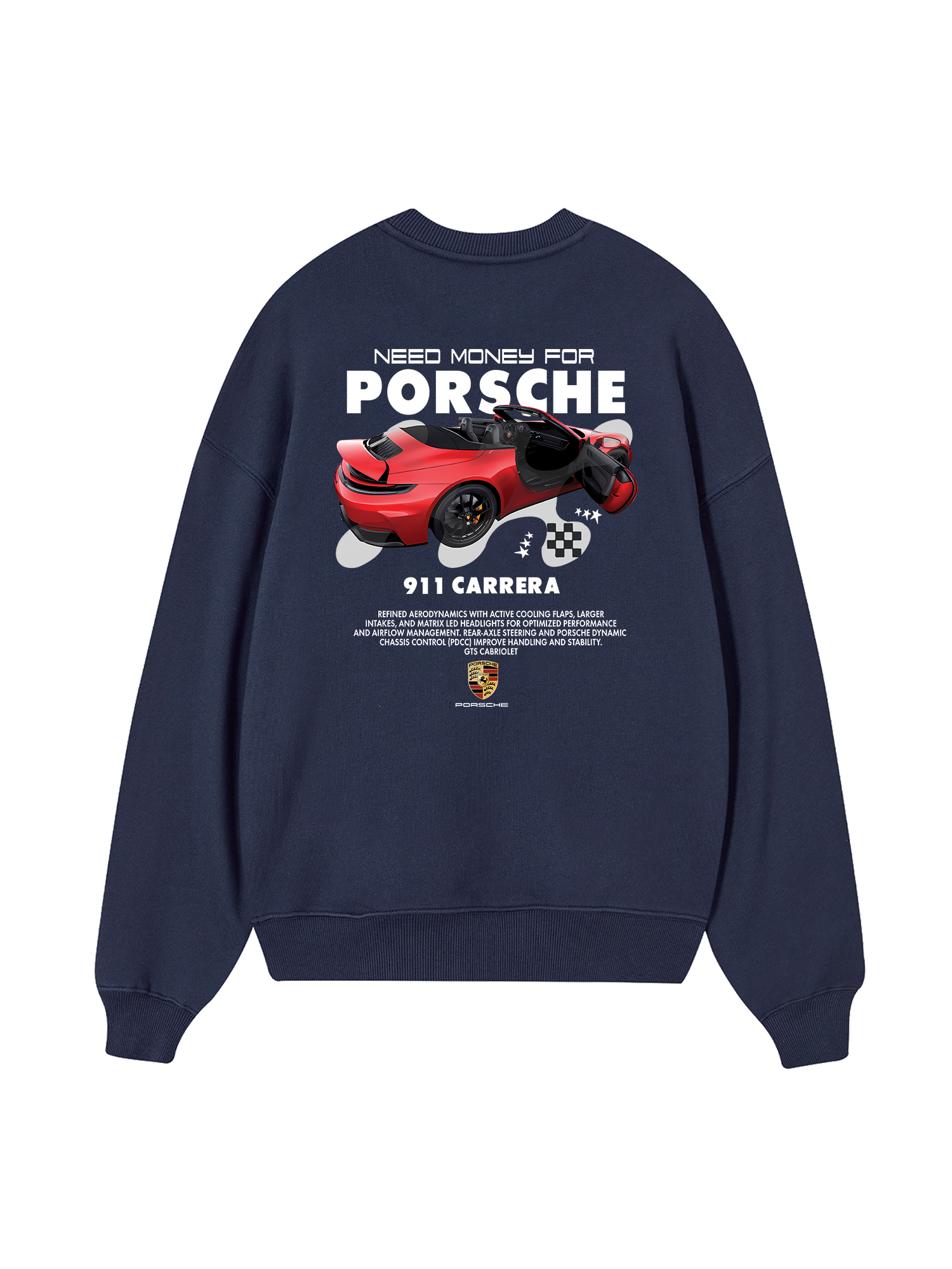 Porsche Red 911 Sweater