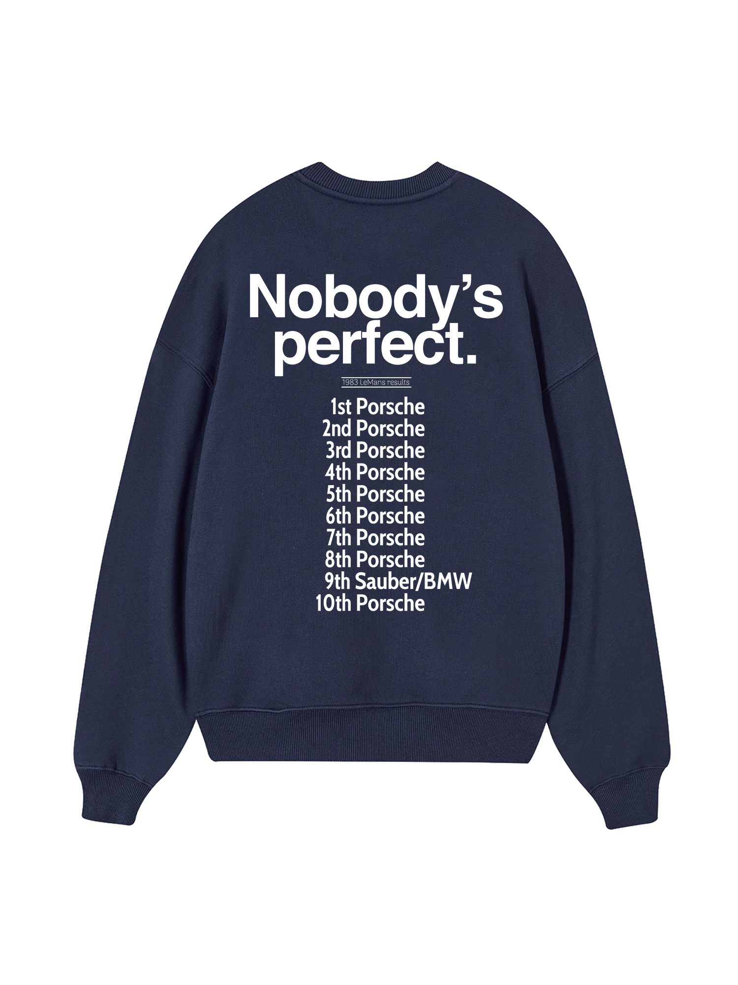 Porsche Nobody_s Perfect Sweater