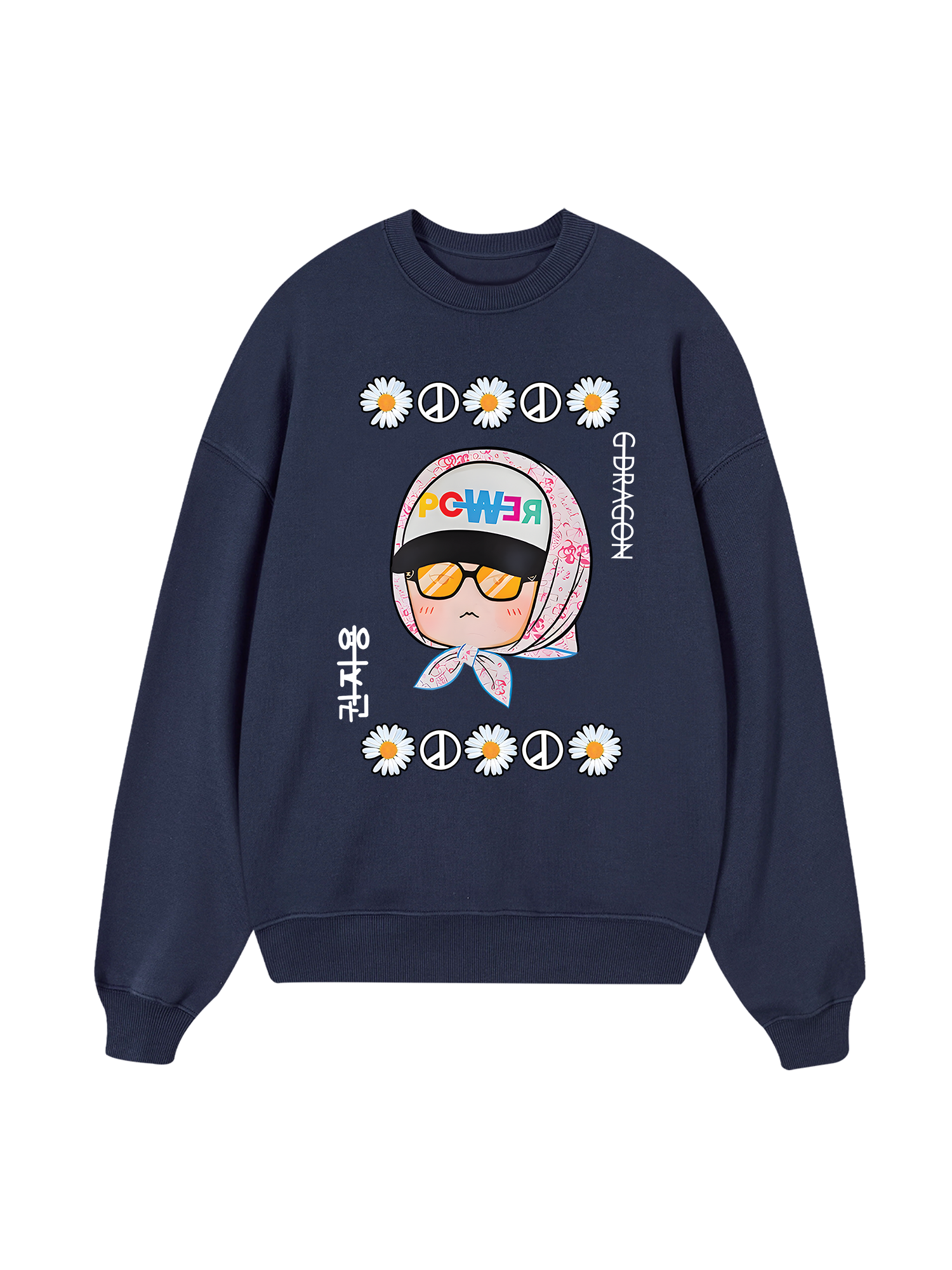 Floral With GD Chibi Daisy Flower Sweater