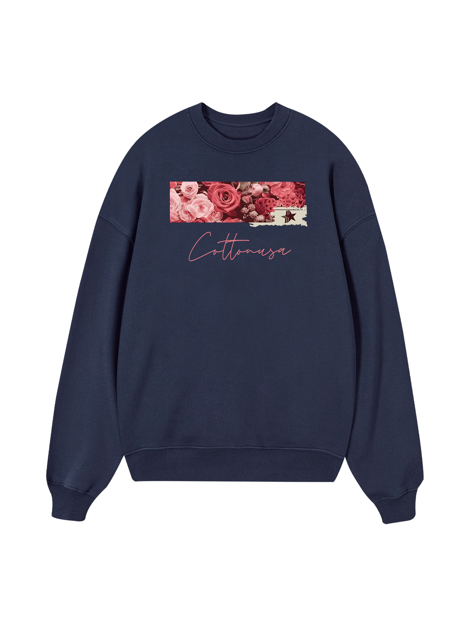 Trending Floral Cotton Usa Sweater