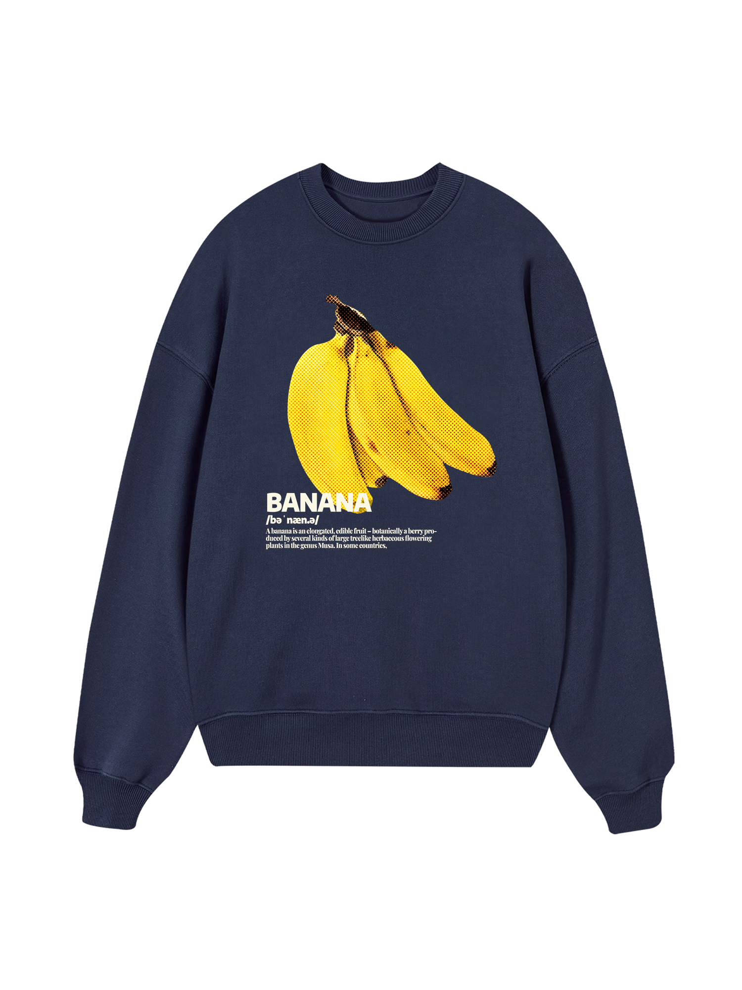 Tropical Banana Retro Sweater