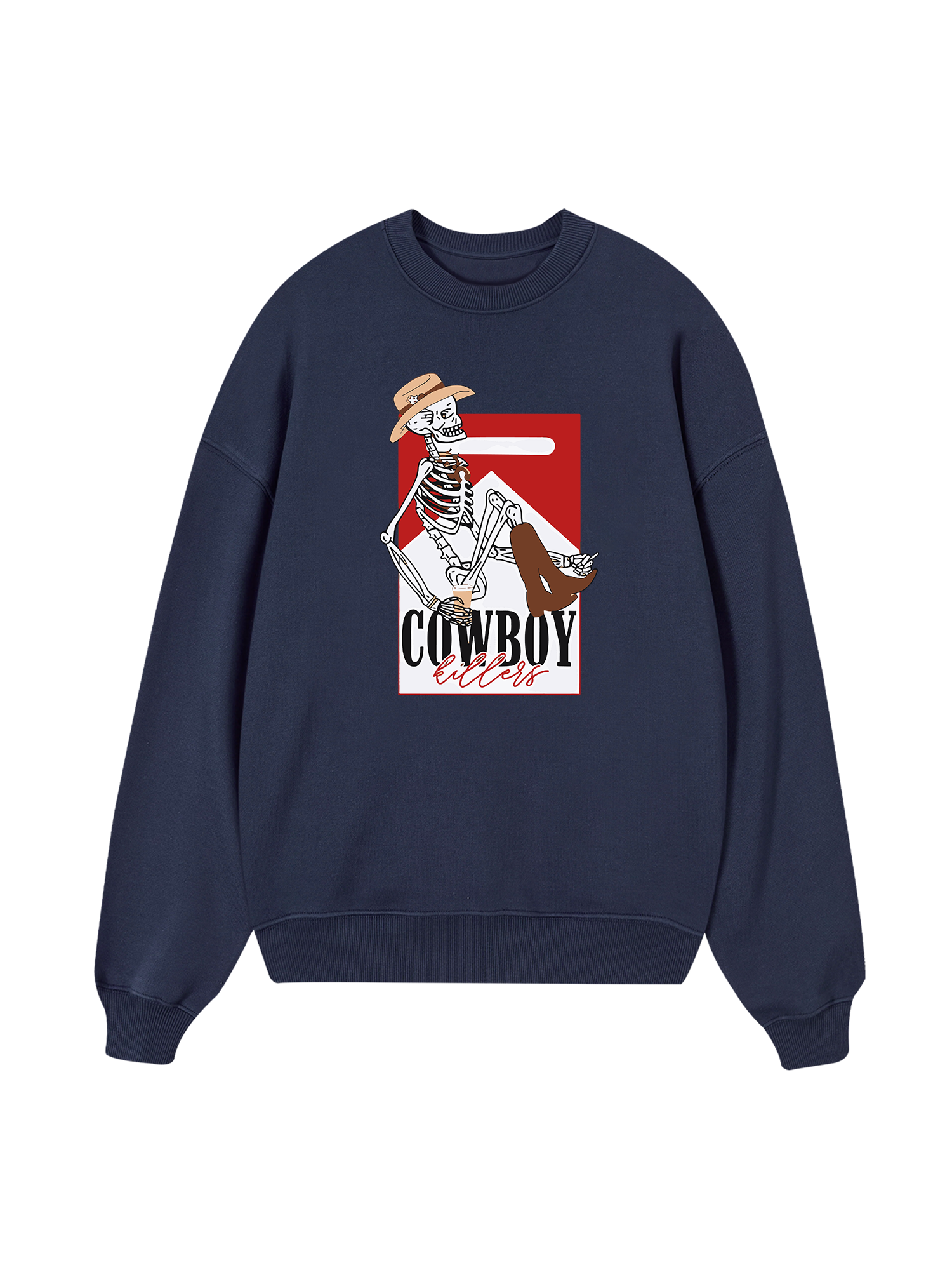 Marlboro Skeleton Cowboy Killer Sweater