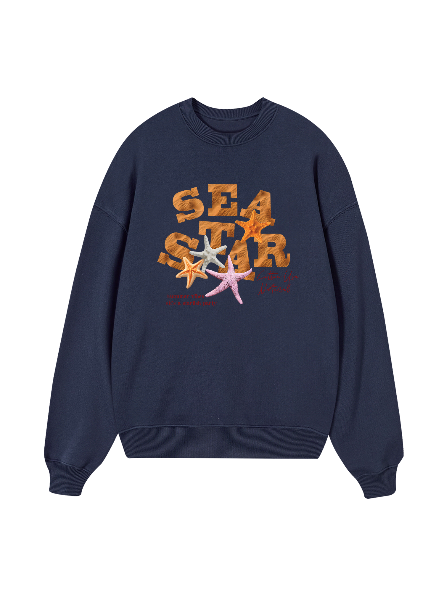 Tropical Starfish Parrty Sand Sweater