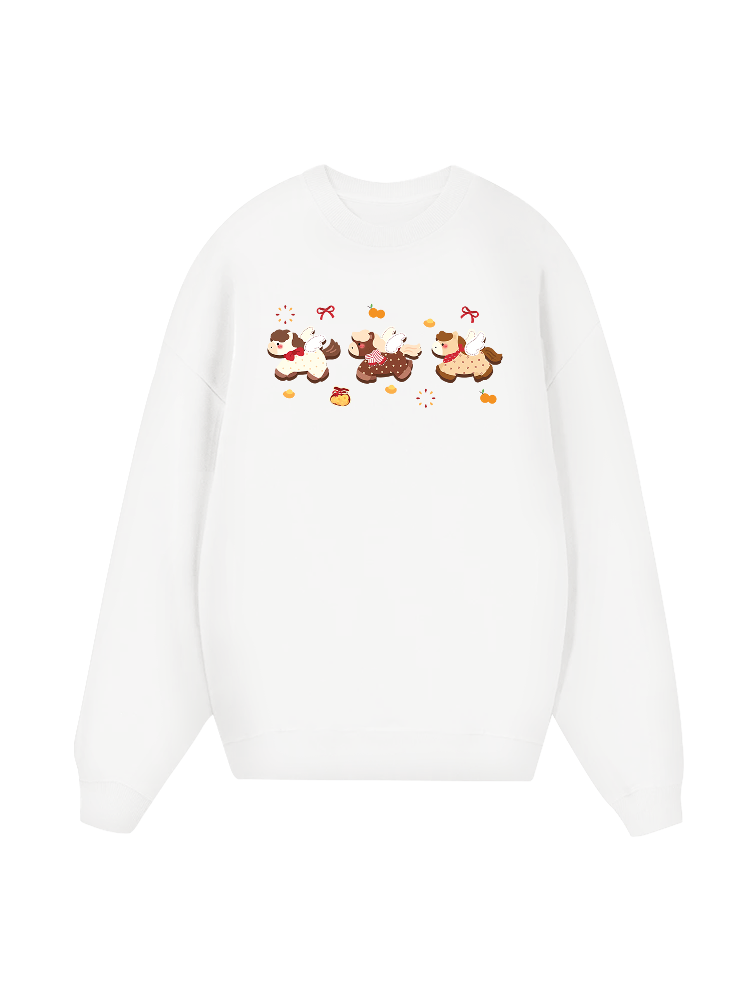Tết Bính Ngọ  3 Bé Ngựa Sweater