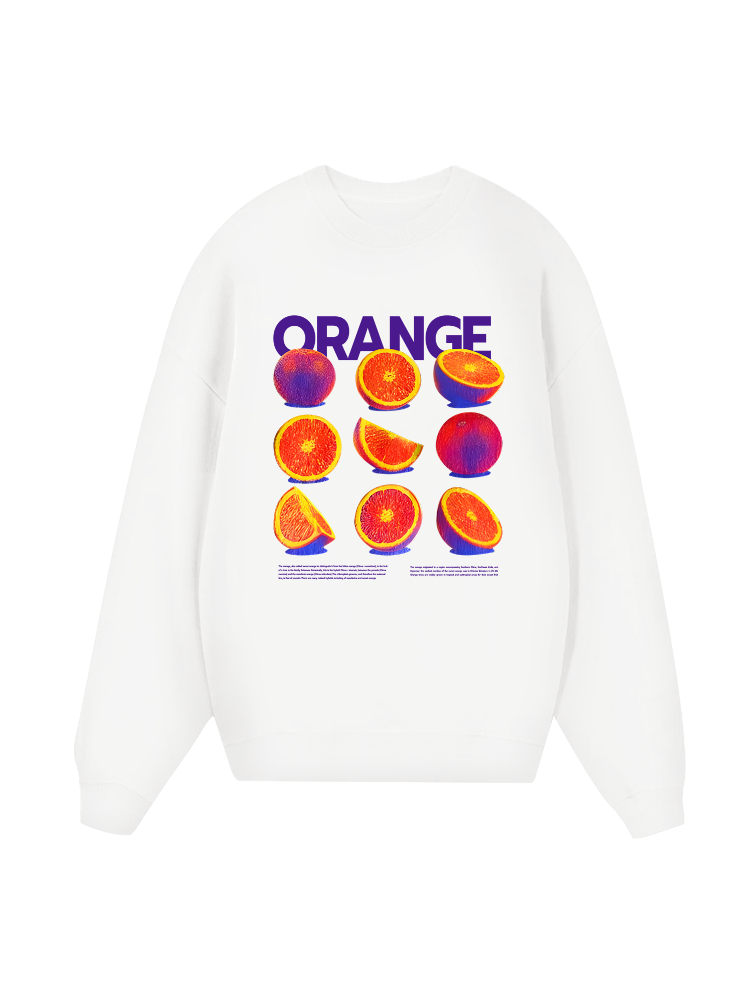 Tropical Orange Vitamin Sweater