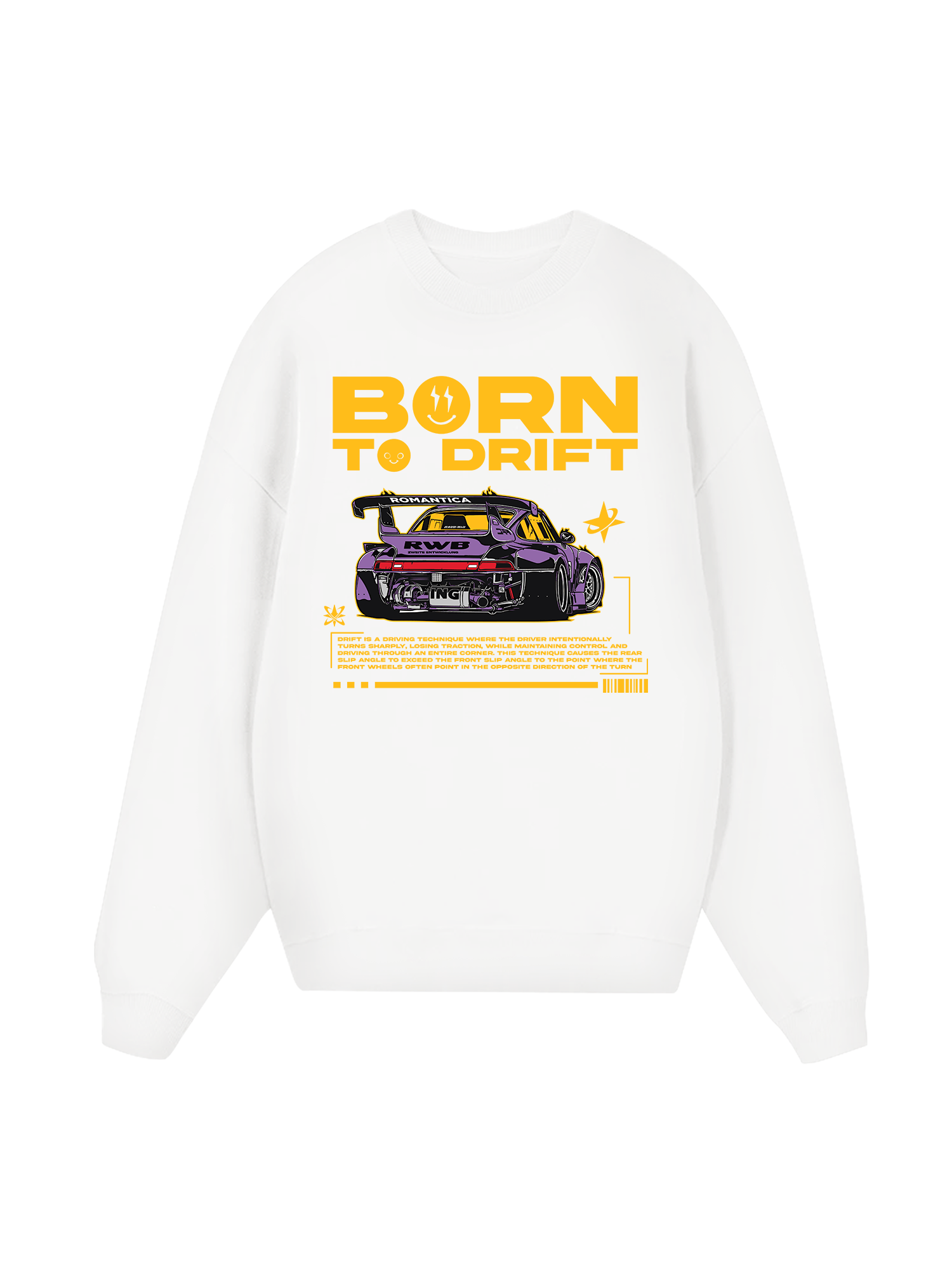 Porsche Born To Drift Sweater