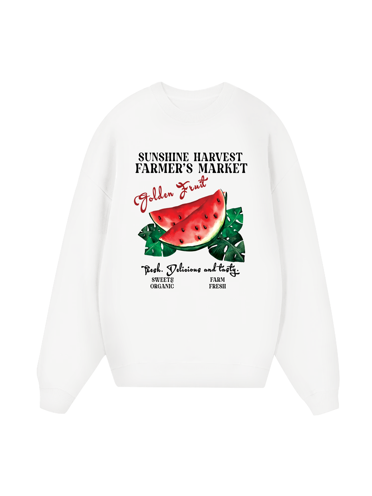 Tropical Watermelon Farm Marrket Sweater