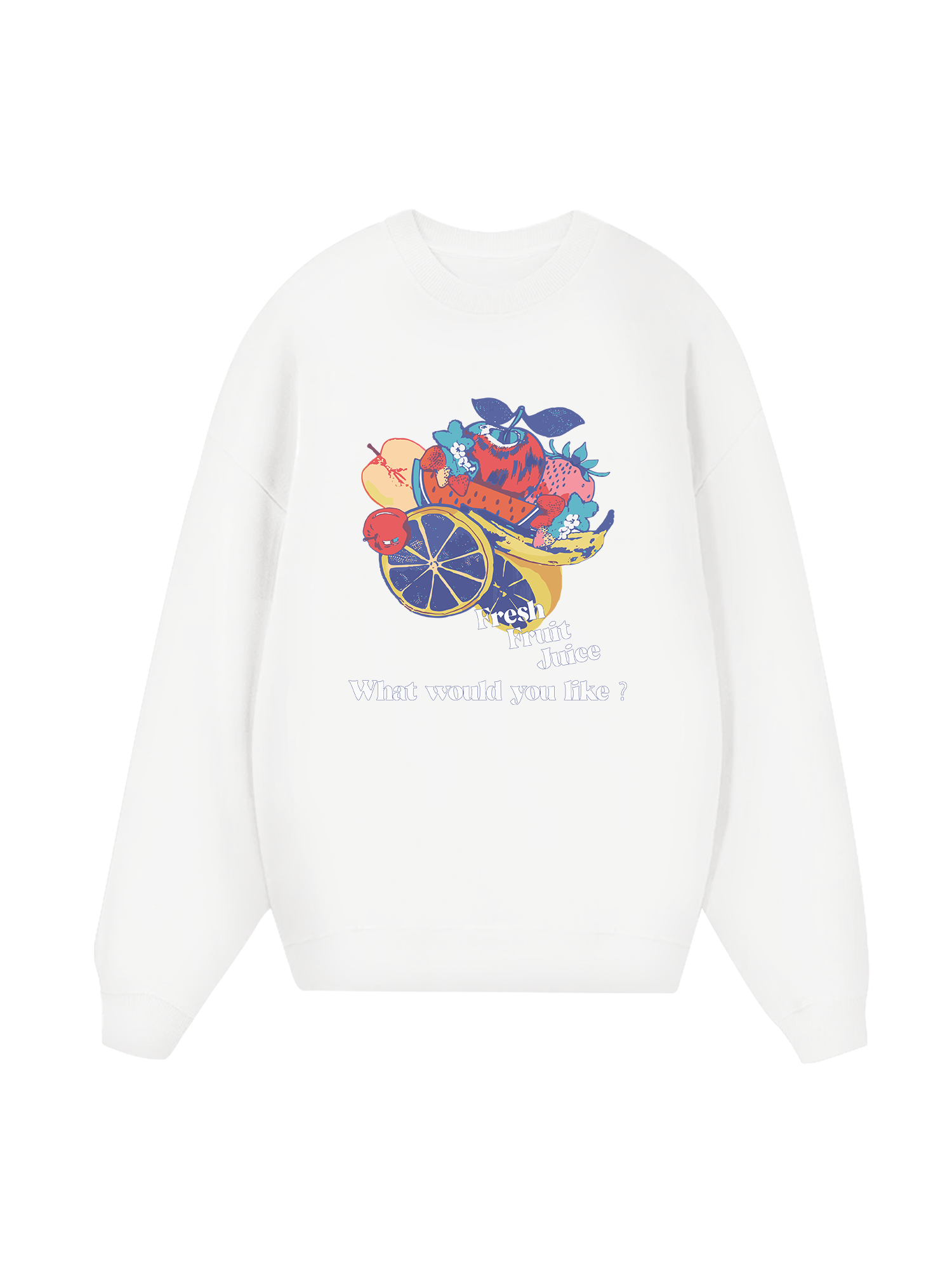 Tropical Fresh Fruit Juice Sweater