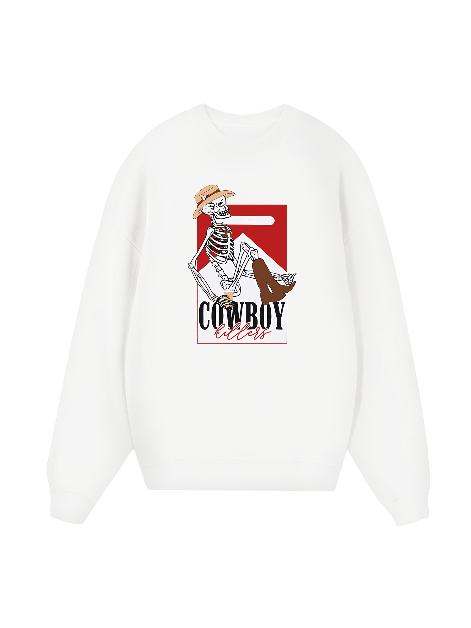 Marlboro Skeleton Cowboy Killer Sweater