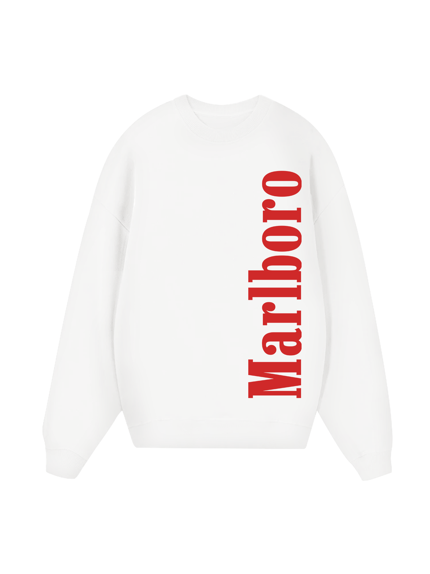 Marlboro Red Typo Logo Sweater