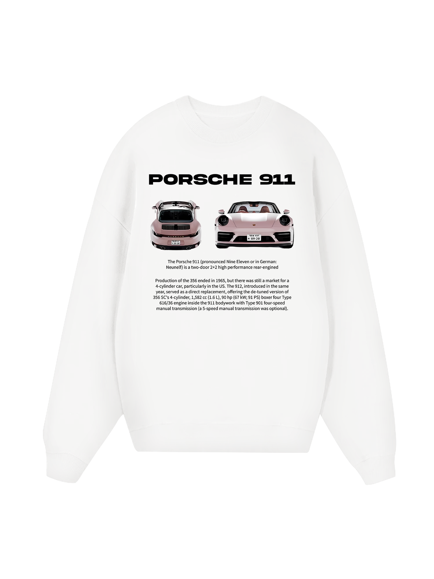 Porsche 911 Pear Pink Sweater