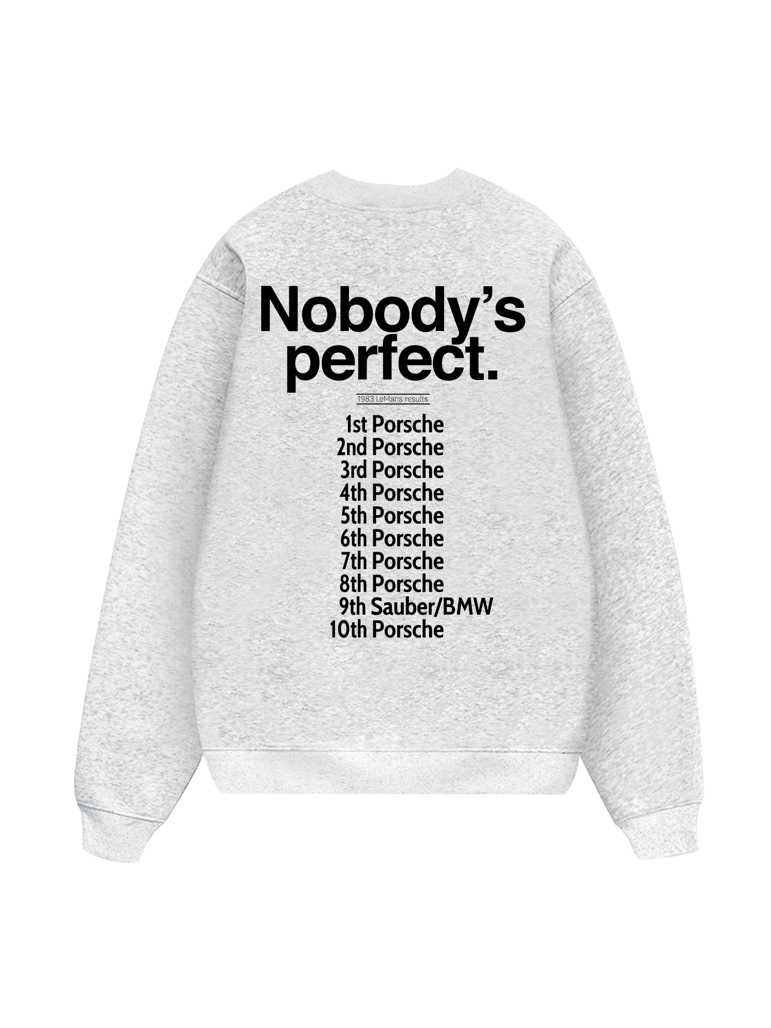 Porsche Nobody_s Perfect Sweater