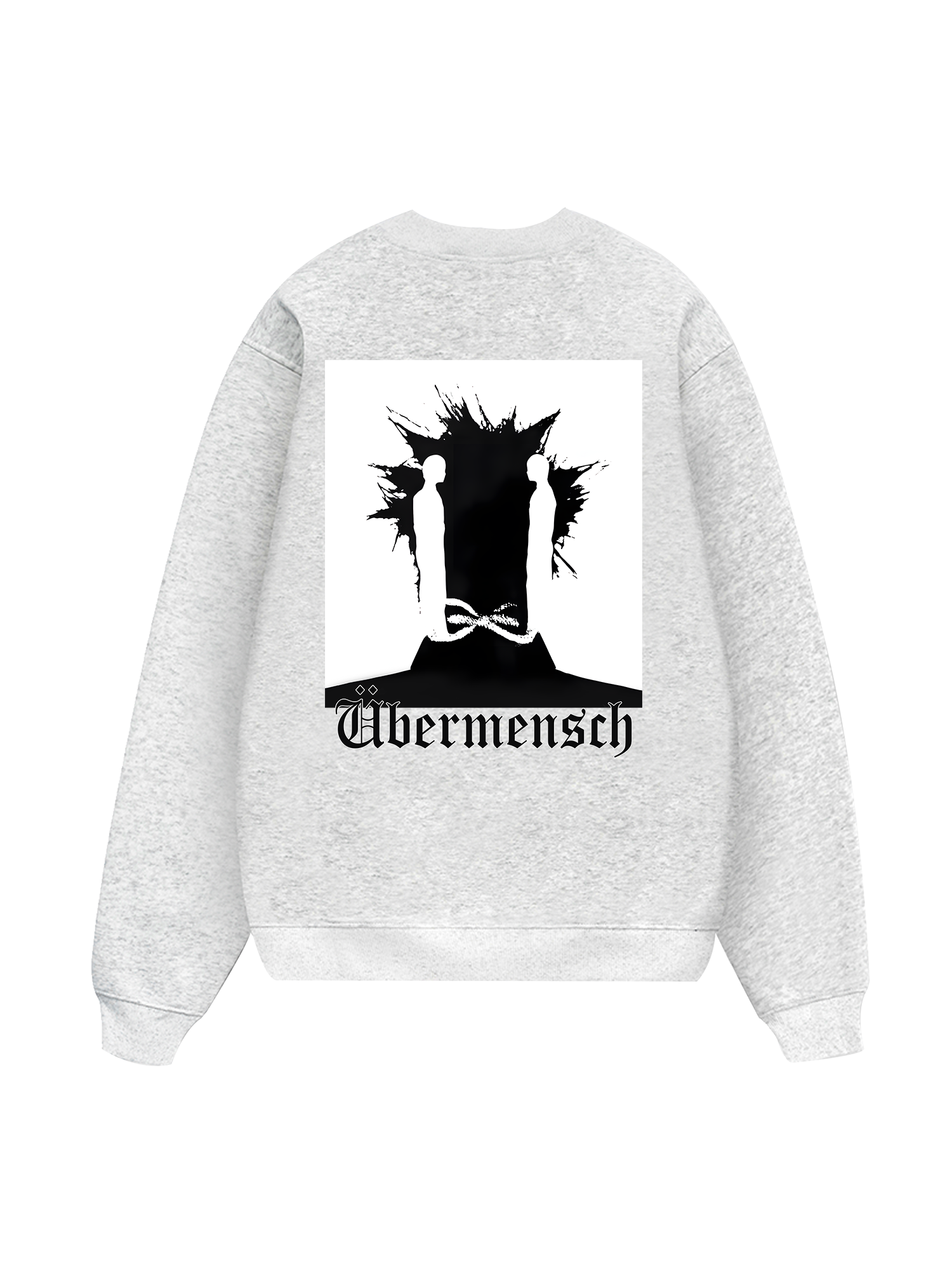 Ubermensch Black And White Sweater