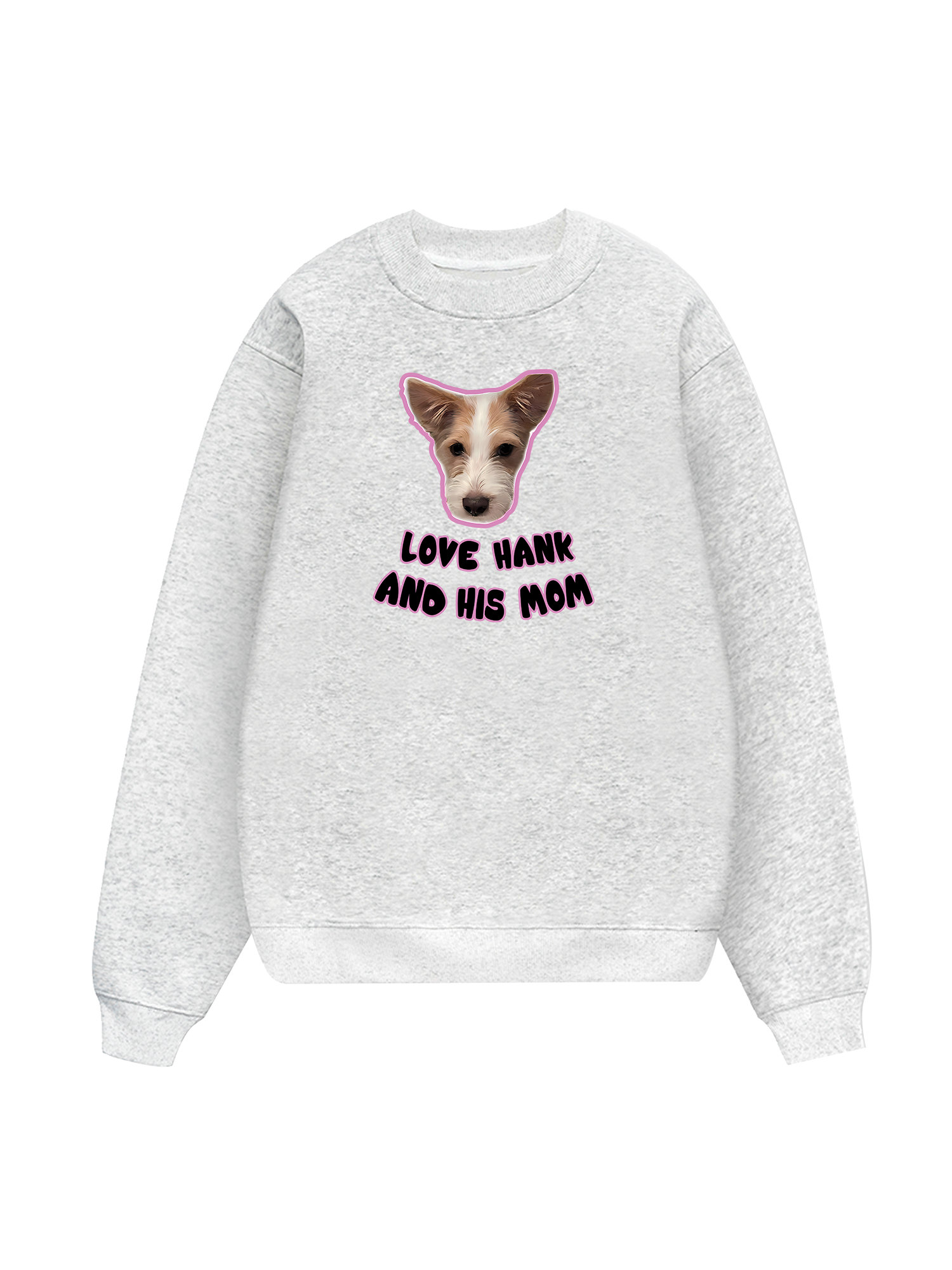 Black Pink Love Hank  Sweater